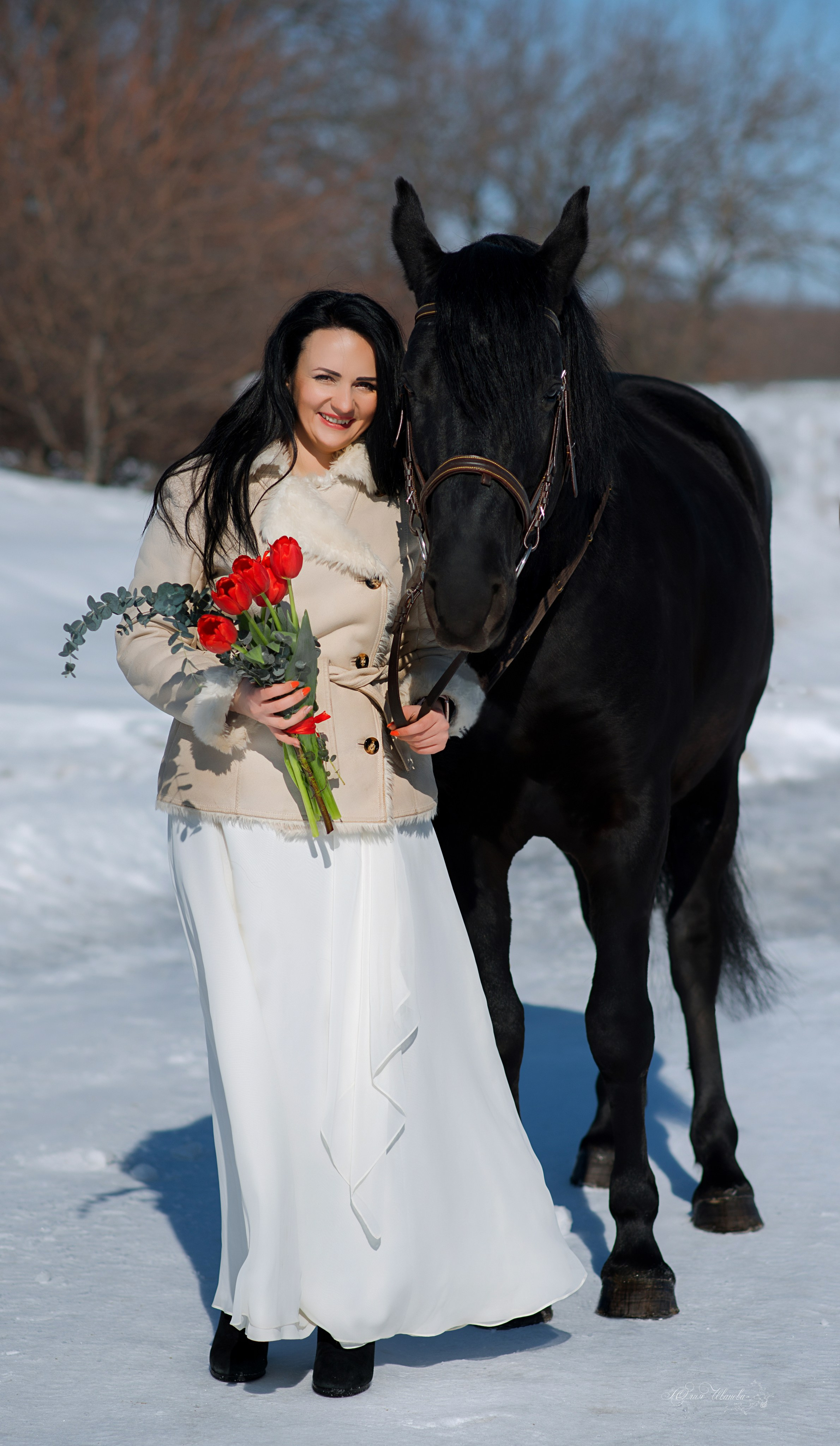 Светлана, Максим и Пират. Конный фотограф в Саратове Юлия Иванова