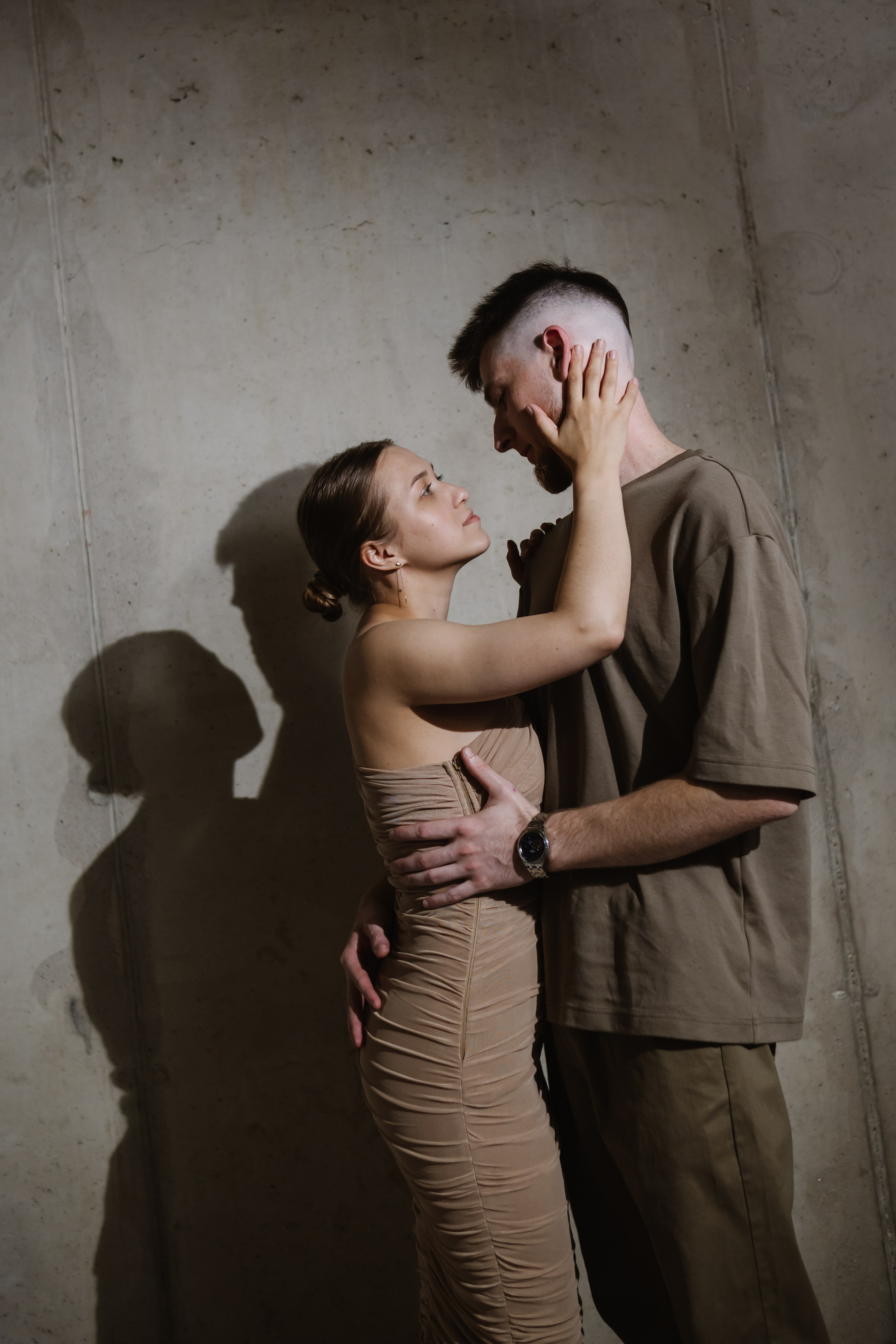 Студийная парная фотосессия Ани и Вити. Портретный и репортажный фотограф в Санкт-Петербурге | Валерия Кайряк