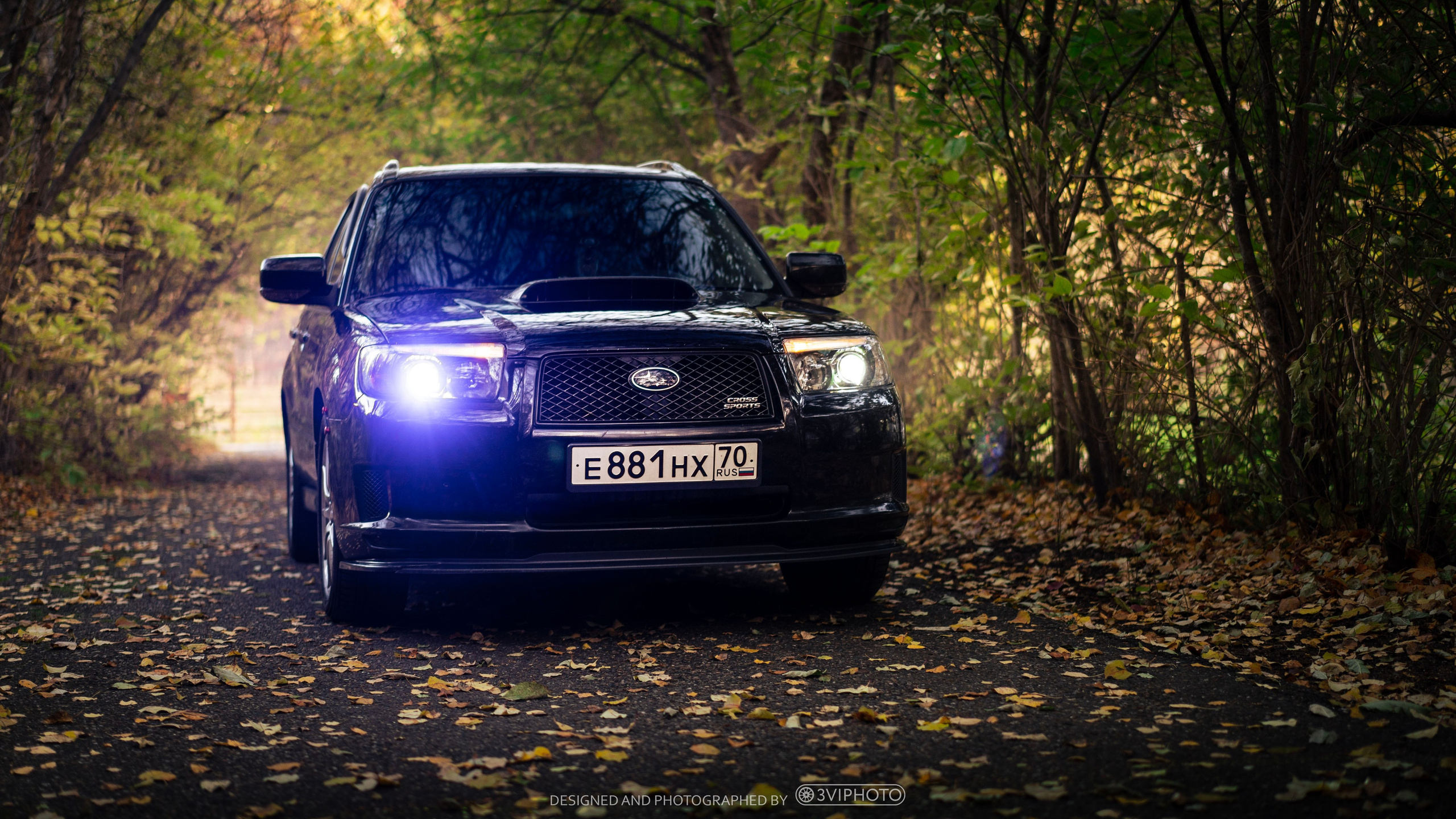 Subaru Forester and Elena. Автомобильный фотограф 3VIPHOTO #Томск
