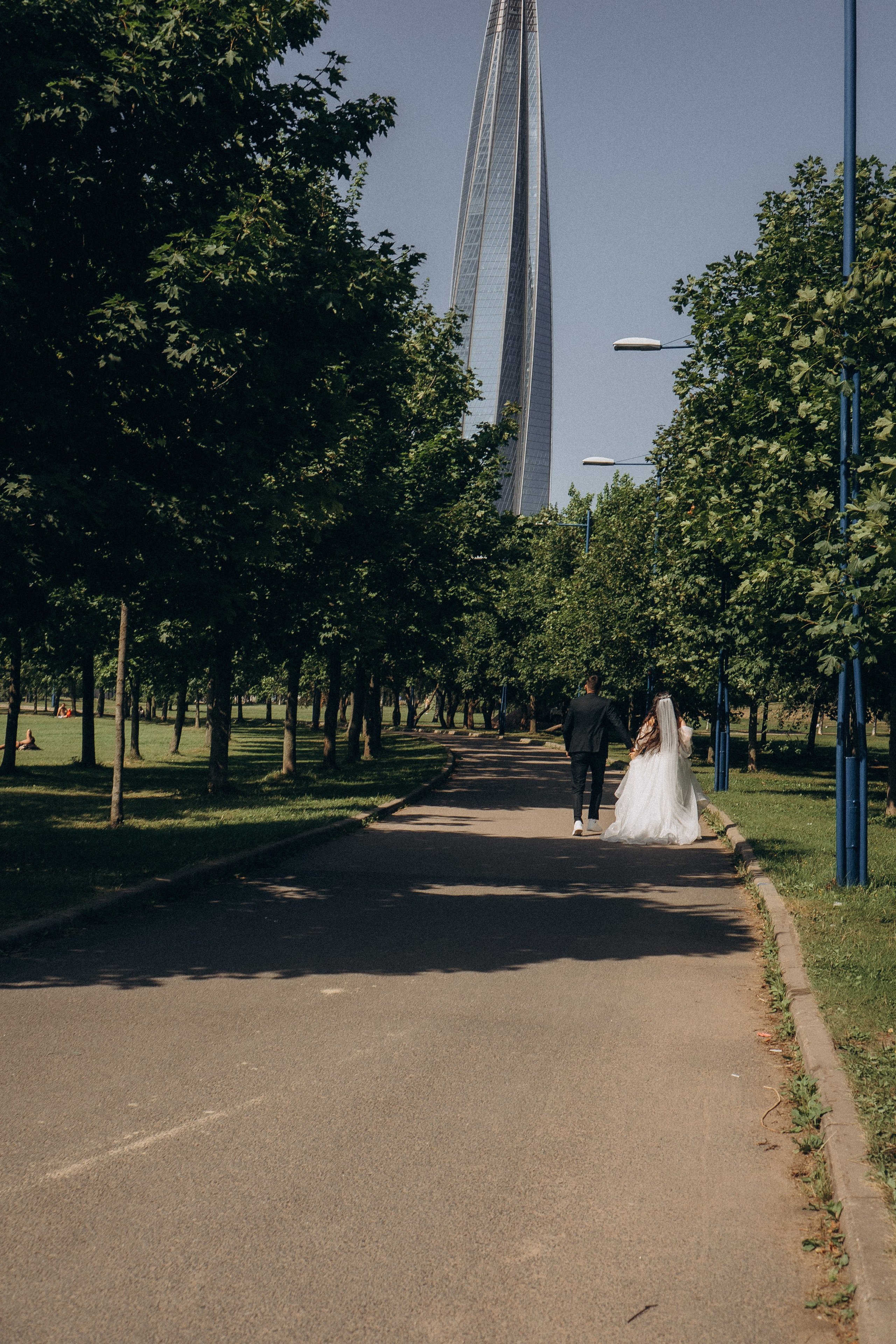 СВАДЕБНАЯ СЬЕМК В ПАРКЕ 300-ЛЕТИЯ. Профессиональный фотограф, Санкт-Петербург — Виктория Богомолова