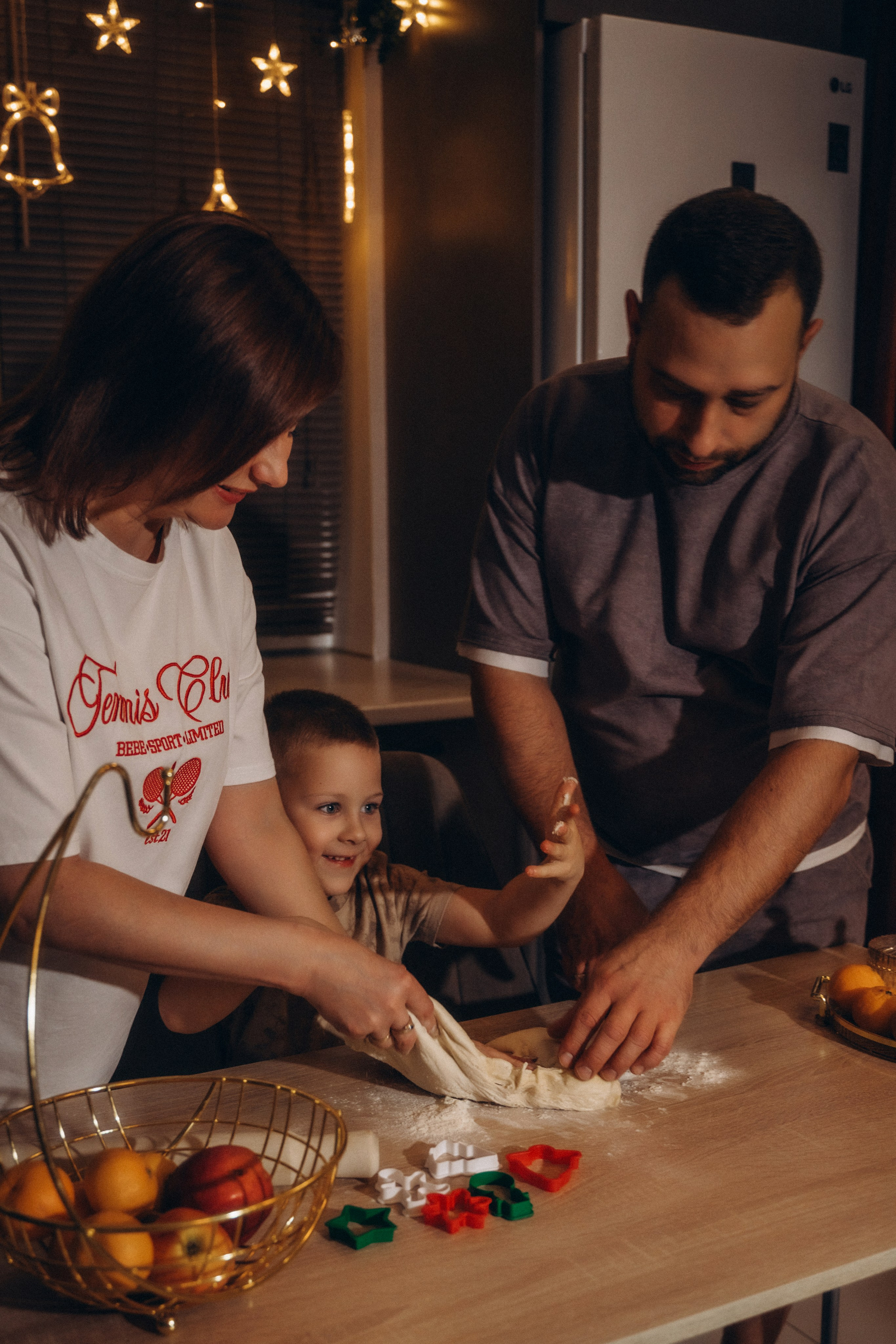 Семья Киприяновы, Новый год дома. Семейный фотограф в Белгороде Амелина Алина
