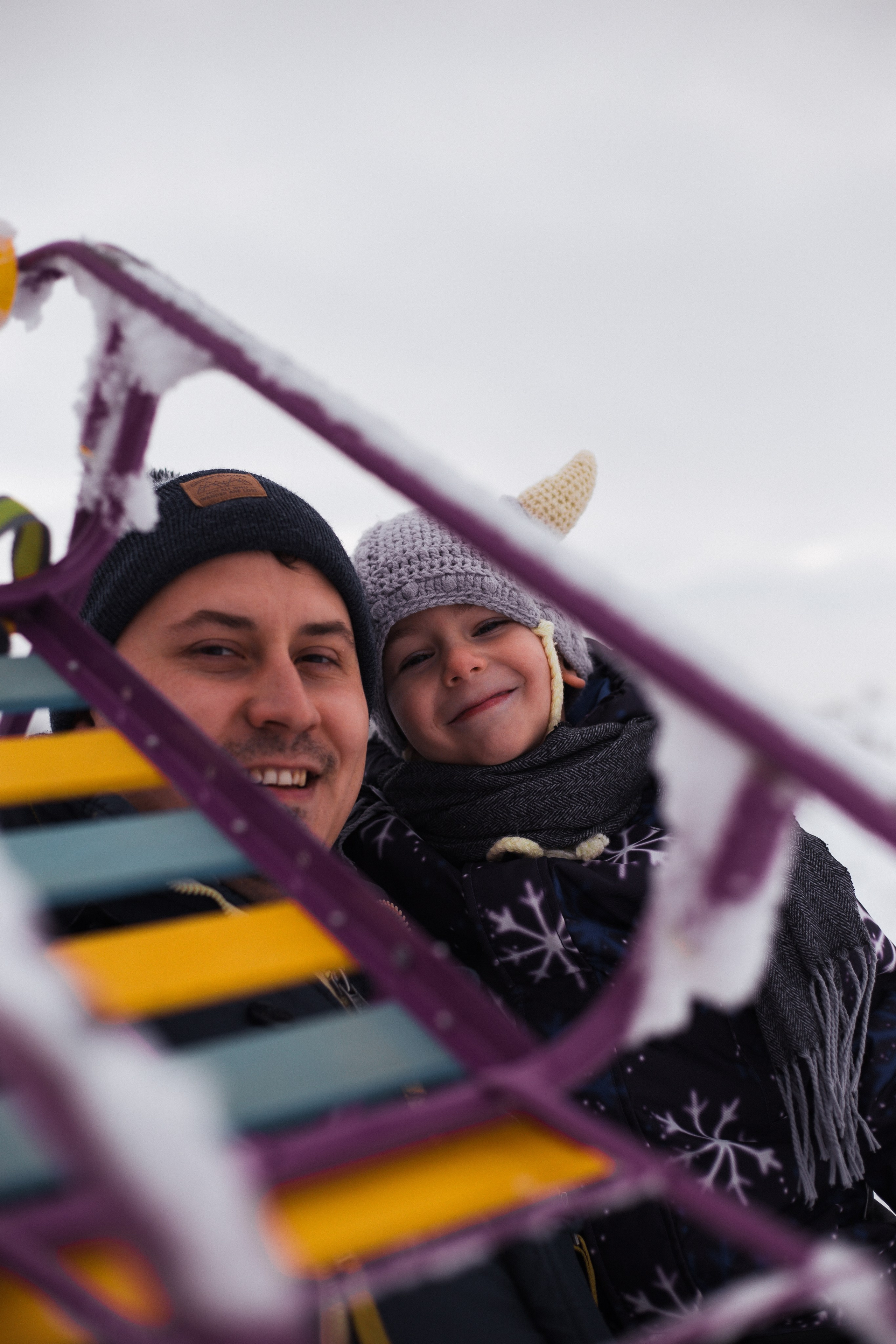 Снежная прогулка Егора и Ефима