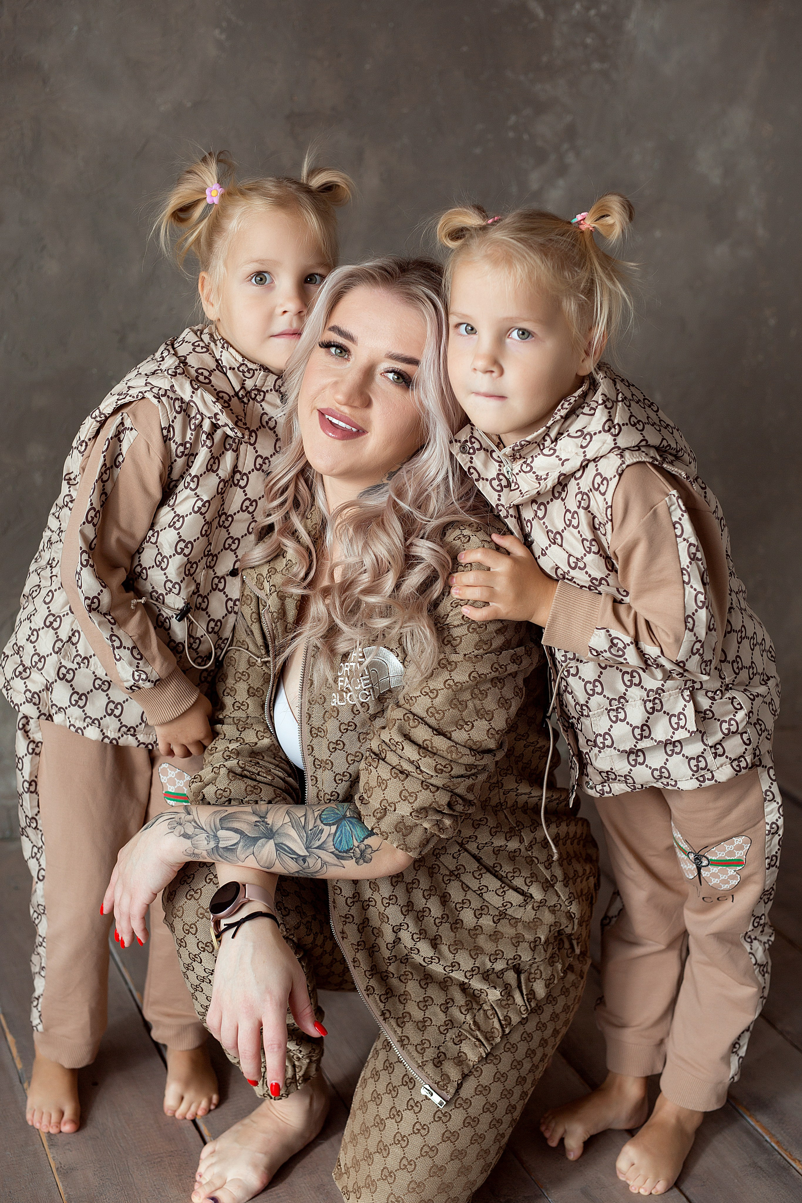 Анна с Евой и Ярой. Людмила Далидович топовый семейный фотограф Находка/Владивосток