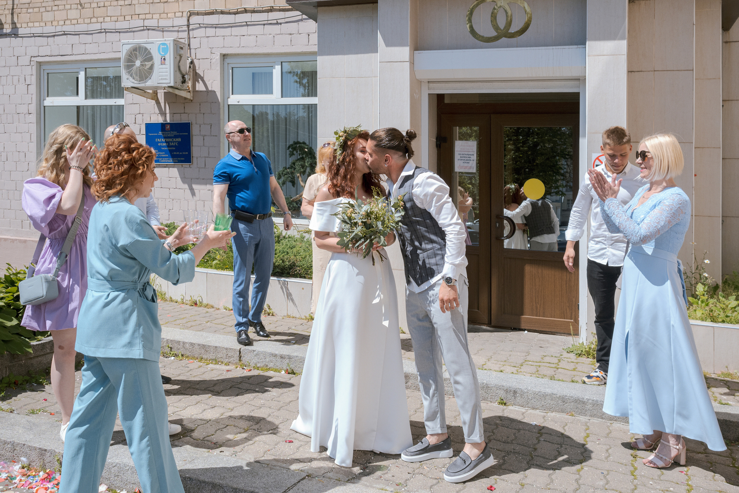 Торжественная регистрация в Гагаринском ЗАГСе. Фотограф Никифоров-Гордеев Сергей. Москва и МО
