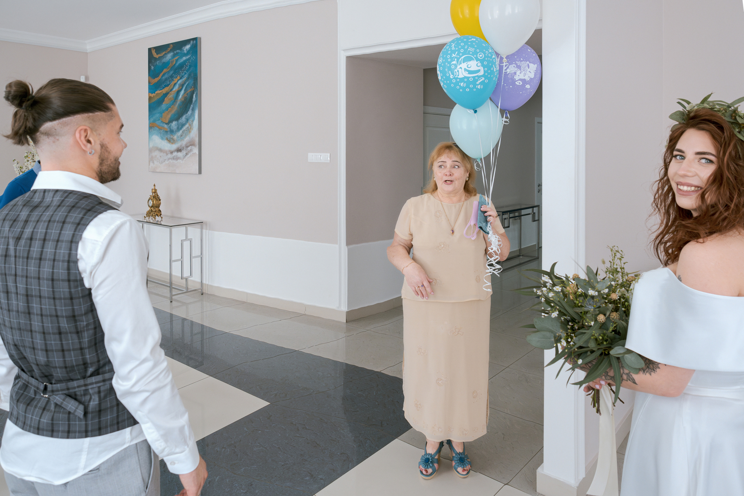 Торжественная регистрация в Гагаринском ЗАГСе. Фотограф Никифоров-Гордеев Сергей. Москва и МО