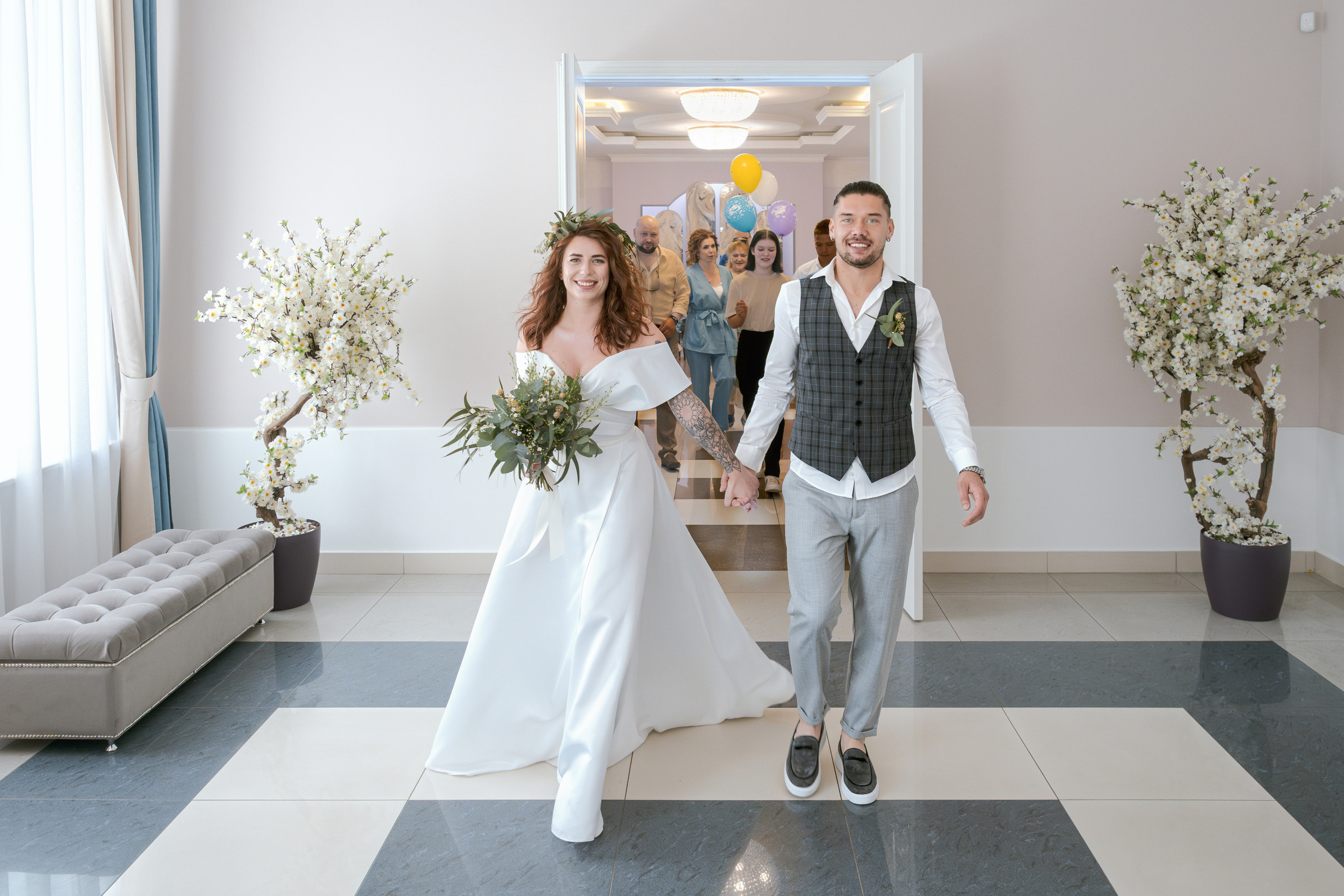 Торжественная регистрация в Гагаринском ЗАГСе. Фотограф Никифоров-Гордеев Сергей. Москва и МО