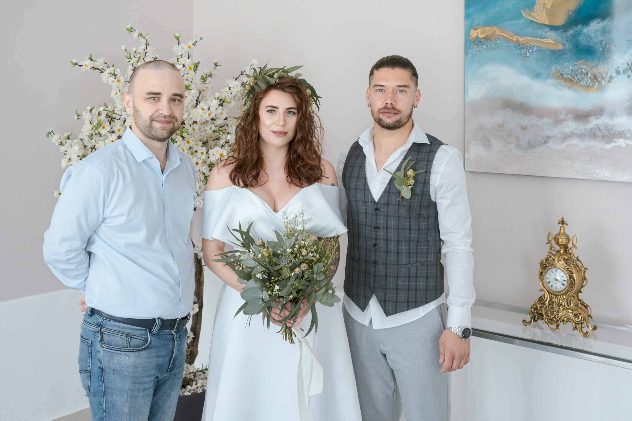 Торжественная регистрация в Гагаринском ЗАГСе. Фотограф Никифоров-Гордеев Сергей. Москва и МО