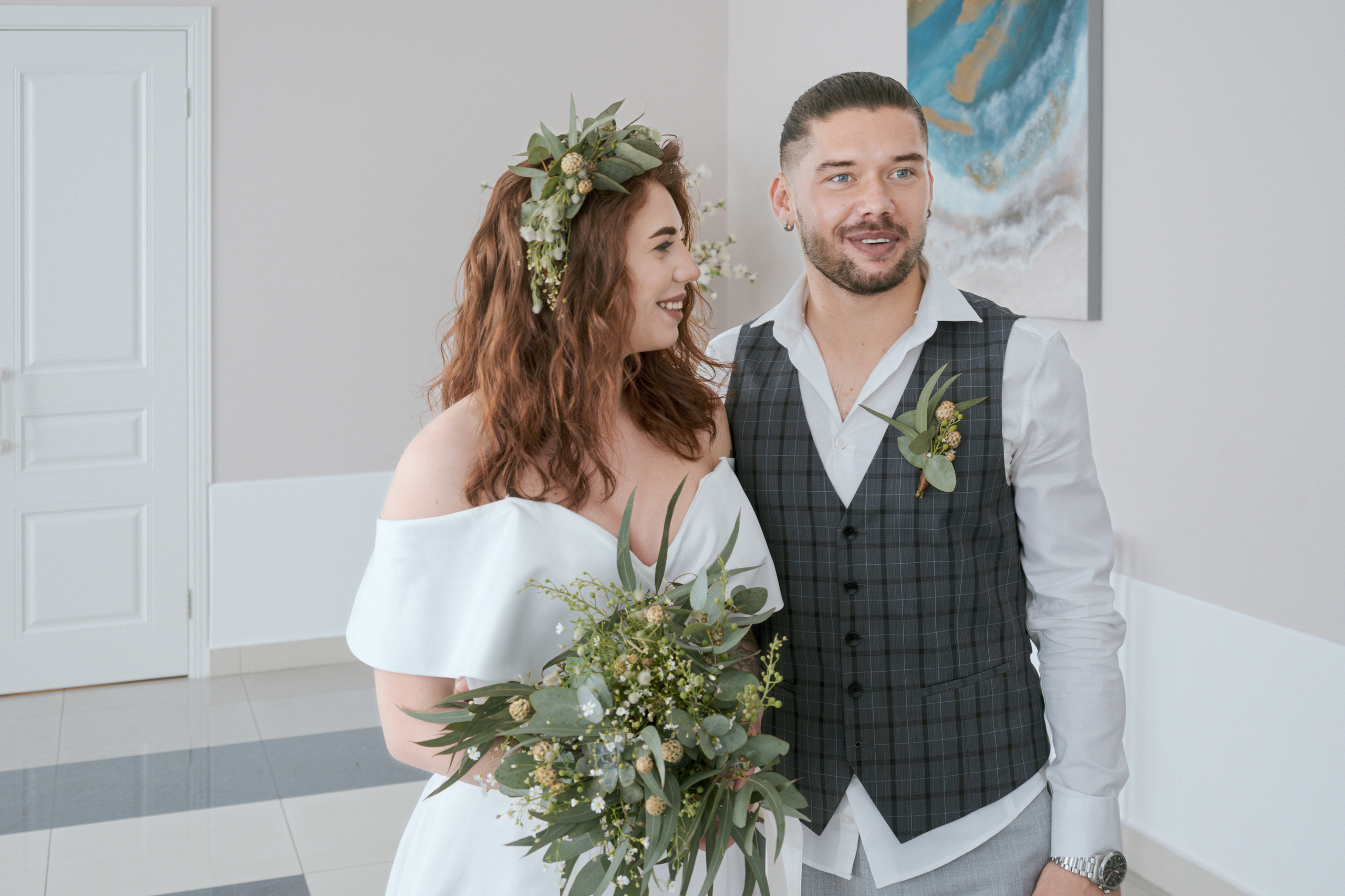 Торжественная регистрация в Гагаринском ЗАГСе. Фотограф Никифоров-Гордеев Сергей. Москва и МО