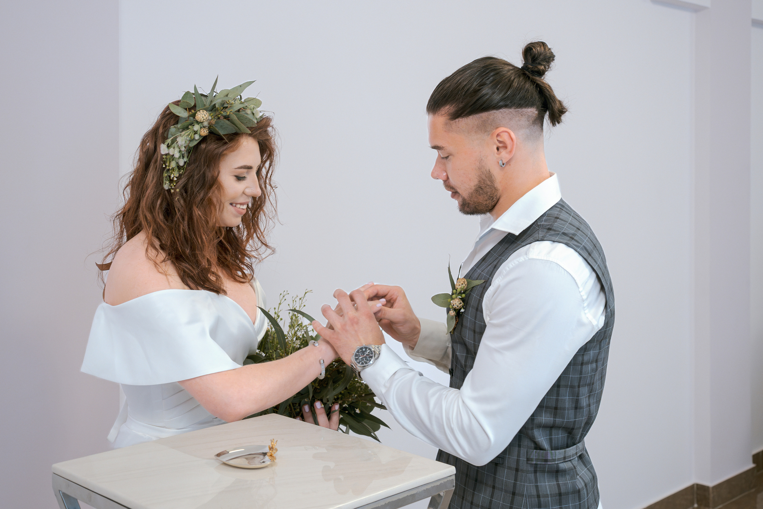 Торжественная регистрация в Гагаринском ЗАГСе. Фотограф Никифоров-Гордеев Сергей. Москва и МО