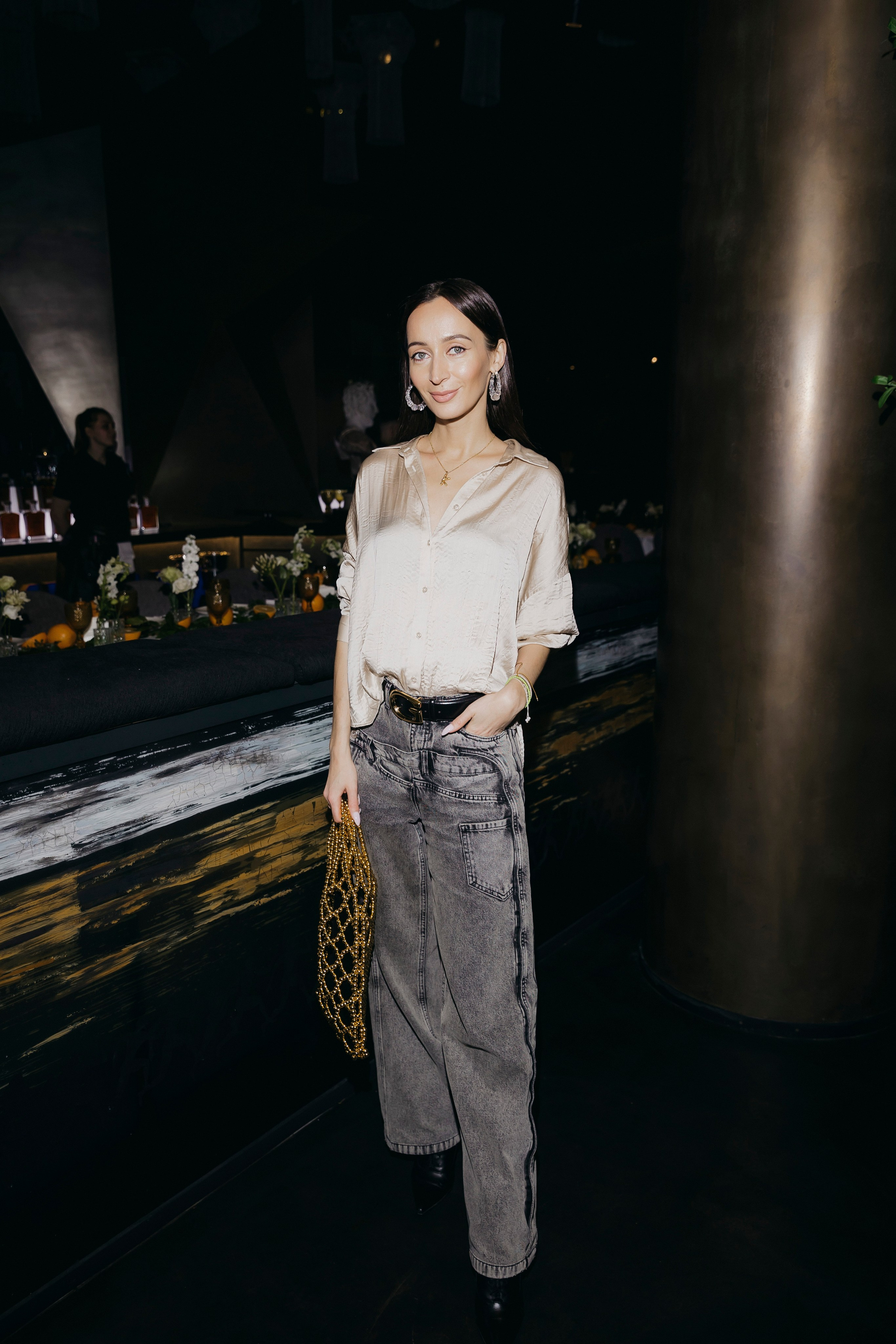 Ксения Аносова на дне рождения ресторана «Пифагор»