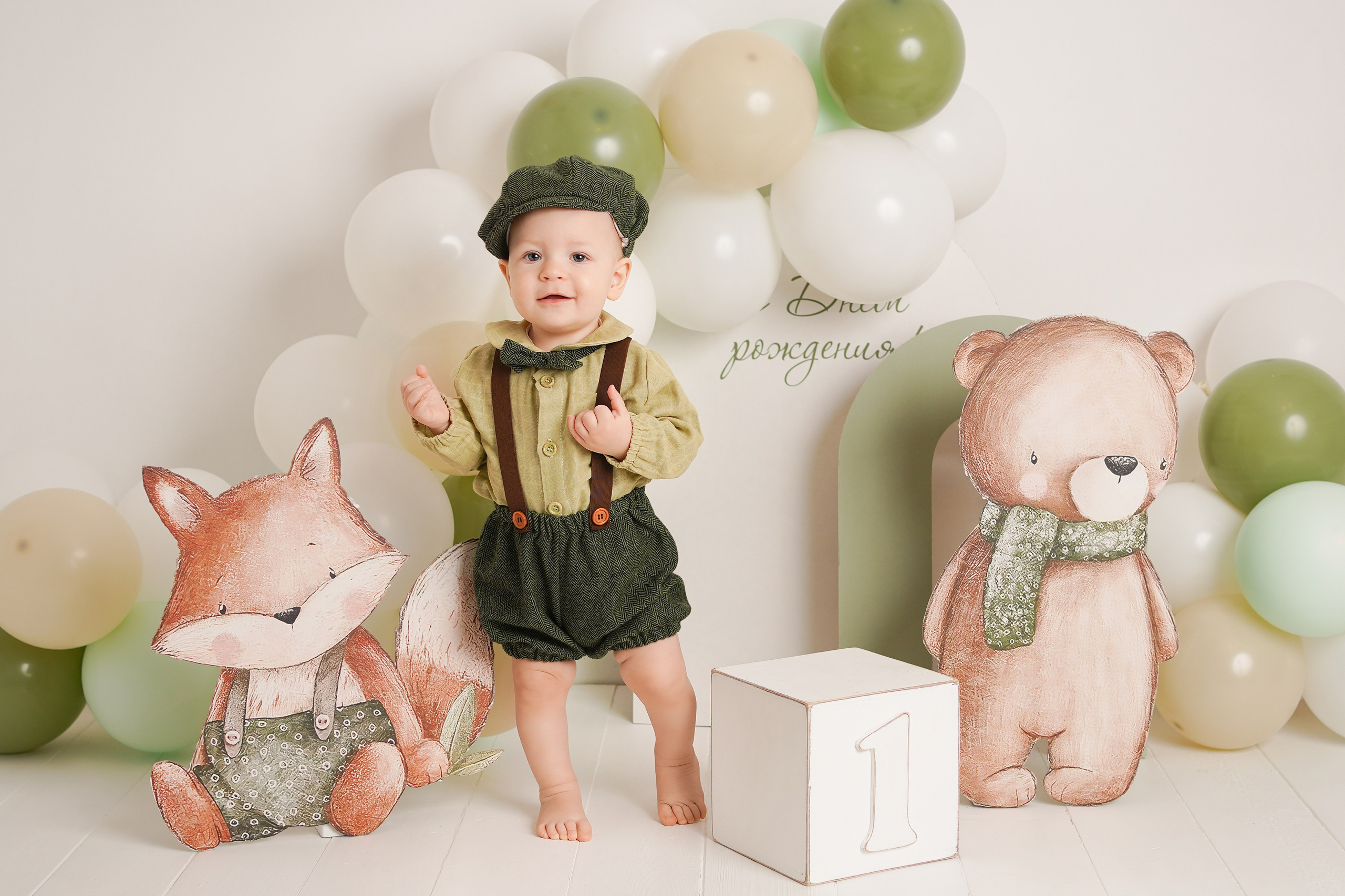 Детская фотосессия Первый годик для мальчиков. Детский фотограф и фотограф новорожденных в Калининград Оксана Иваний