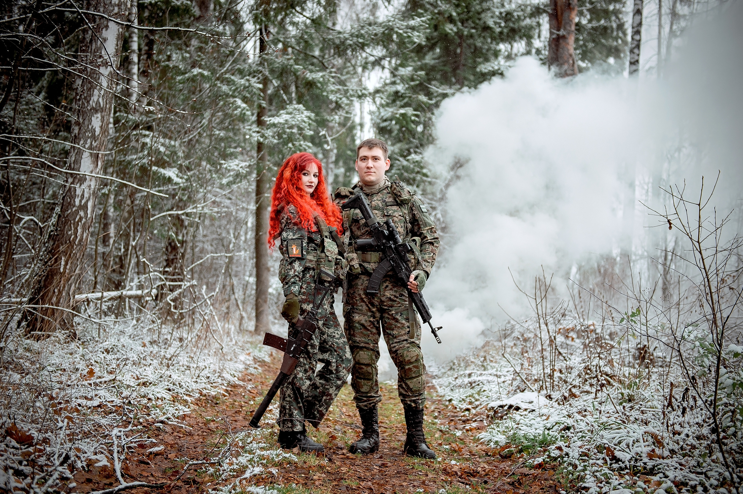 Фотосессия Love story в стиле милитари. Свадебный и семейный фотограф Виктория Носачёва. Щелково, Москва и МО
