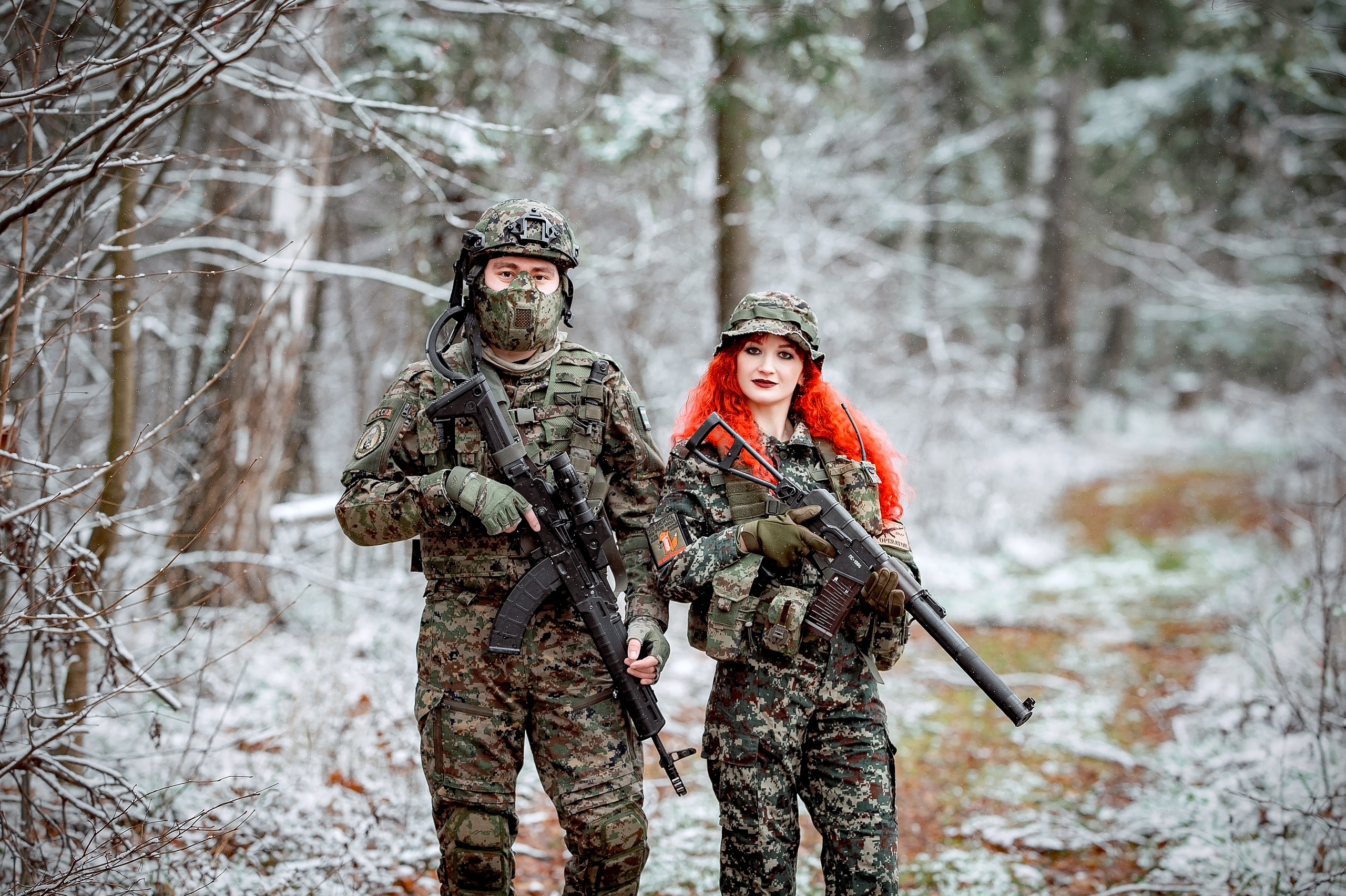 фотосессия в стиле милитари