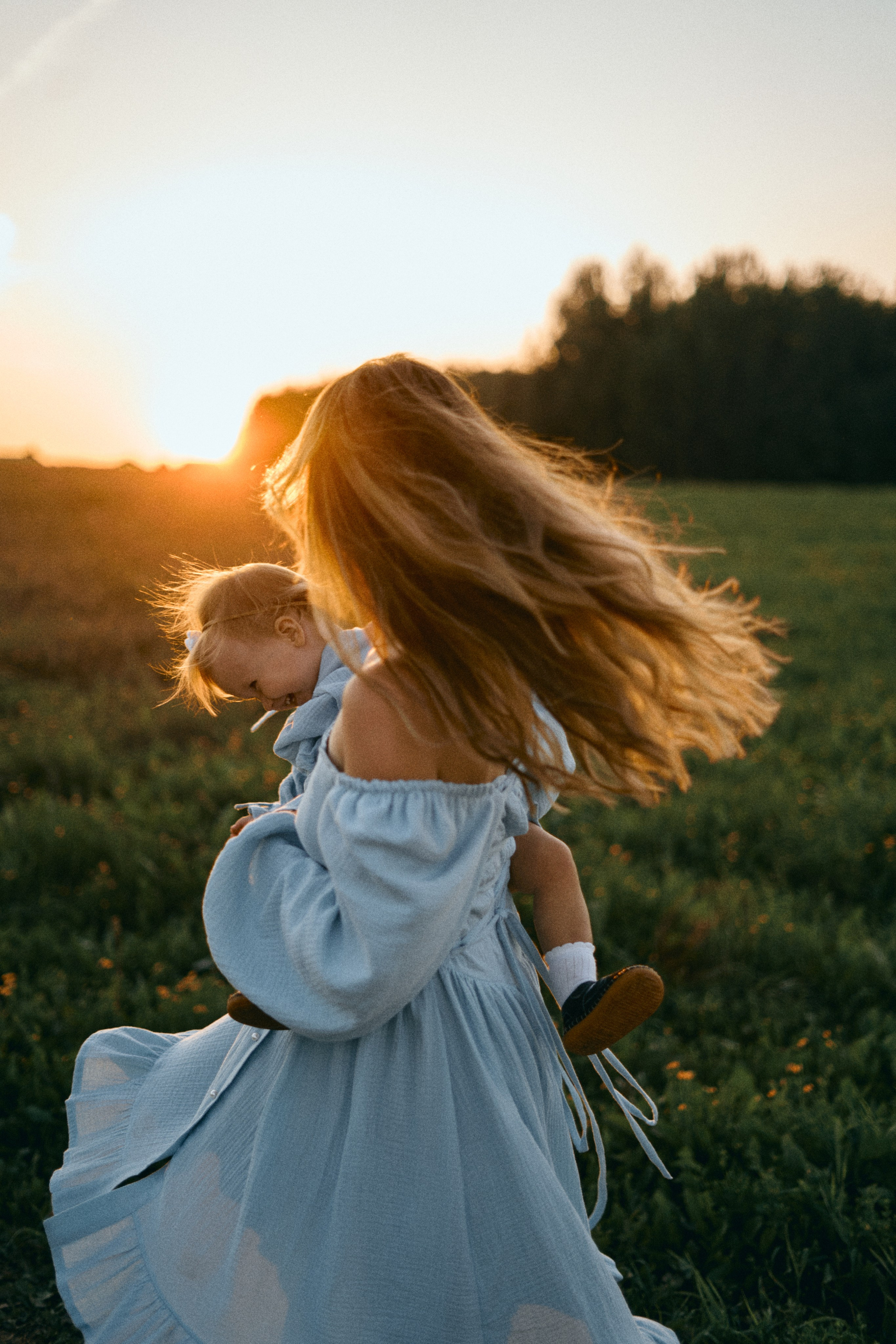 Лето, стирка и закат. Фотограф Киров Анжелика Некрасова
