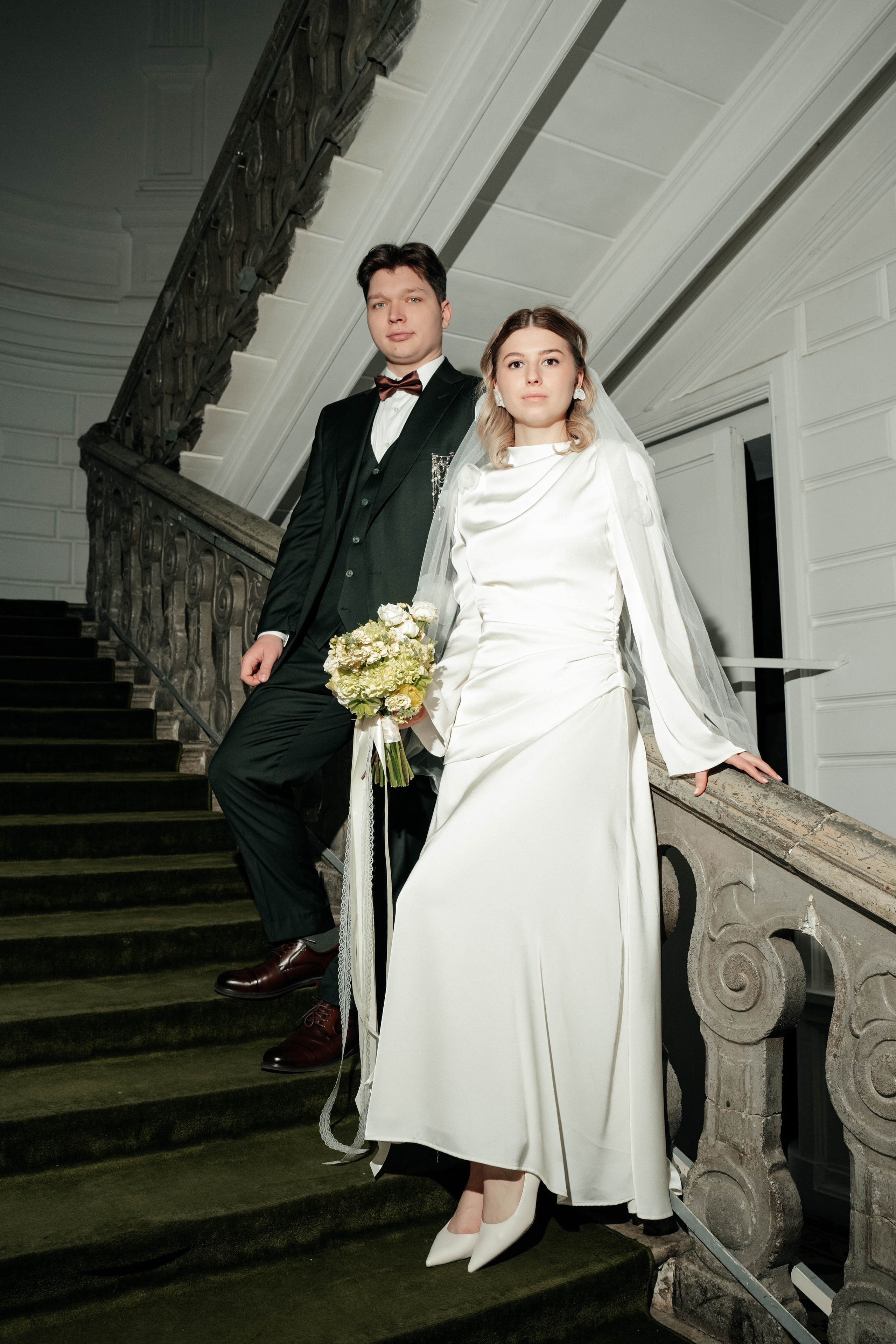 Евгений и Анастасия / Особняк Спиридонова, МГУ. Свадебный фотограф Москва Александра Аверкова