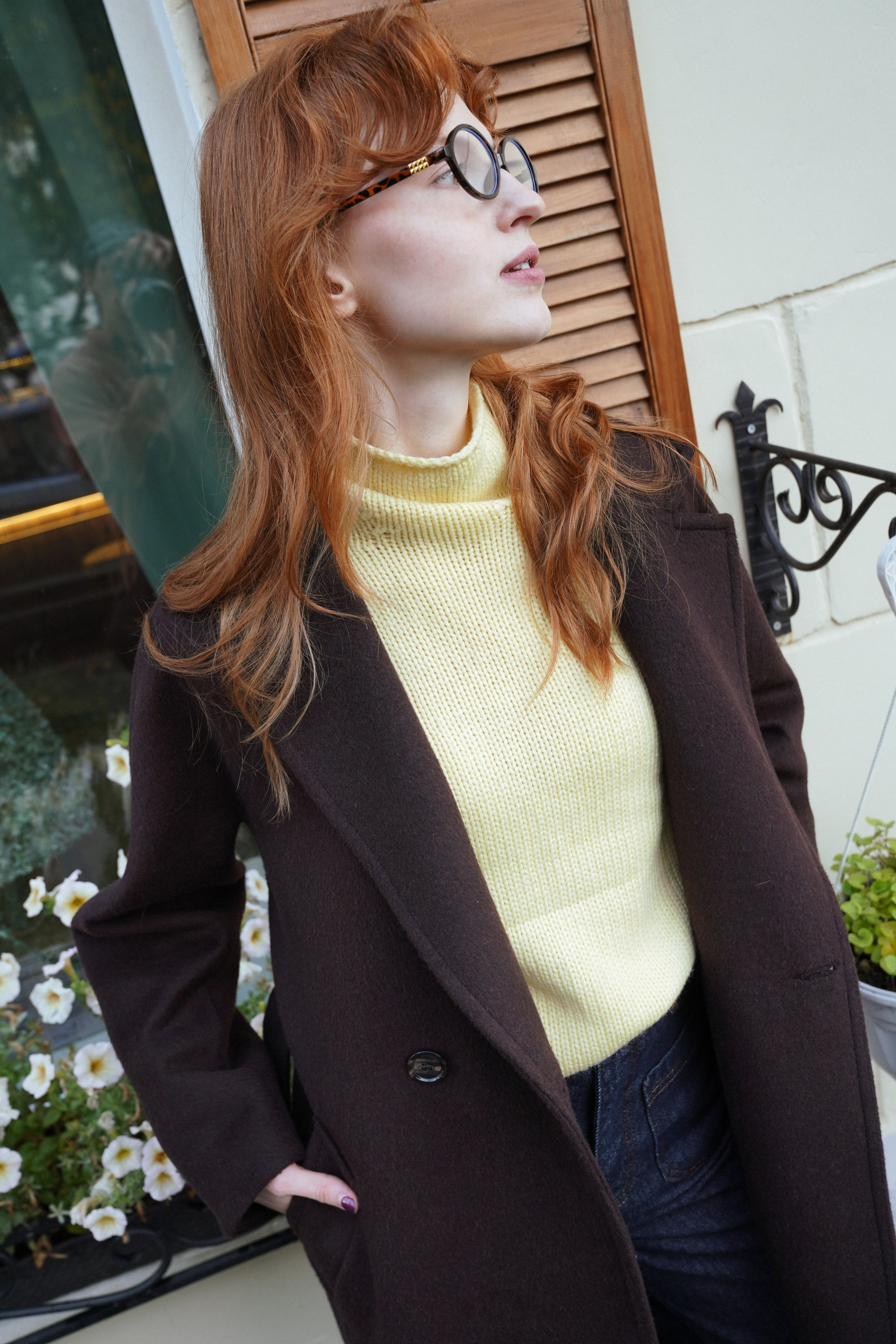 Fashion съемка осенней коллекции верхней одежды. Съемки