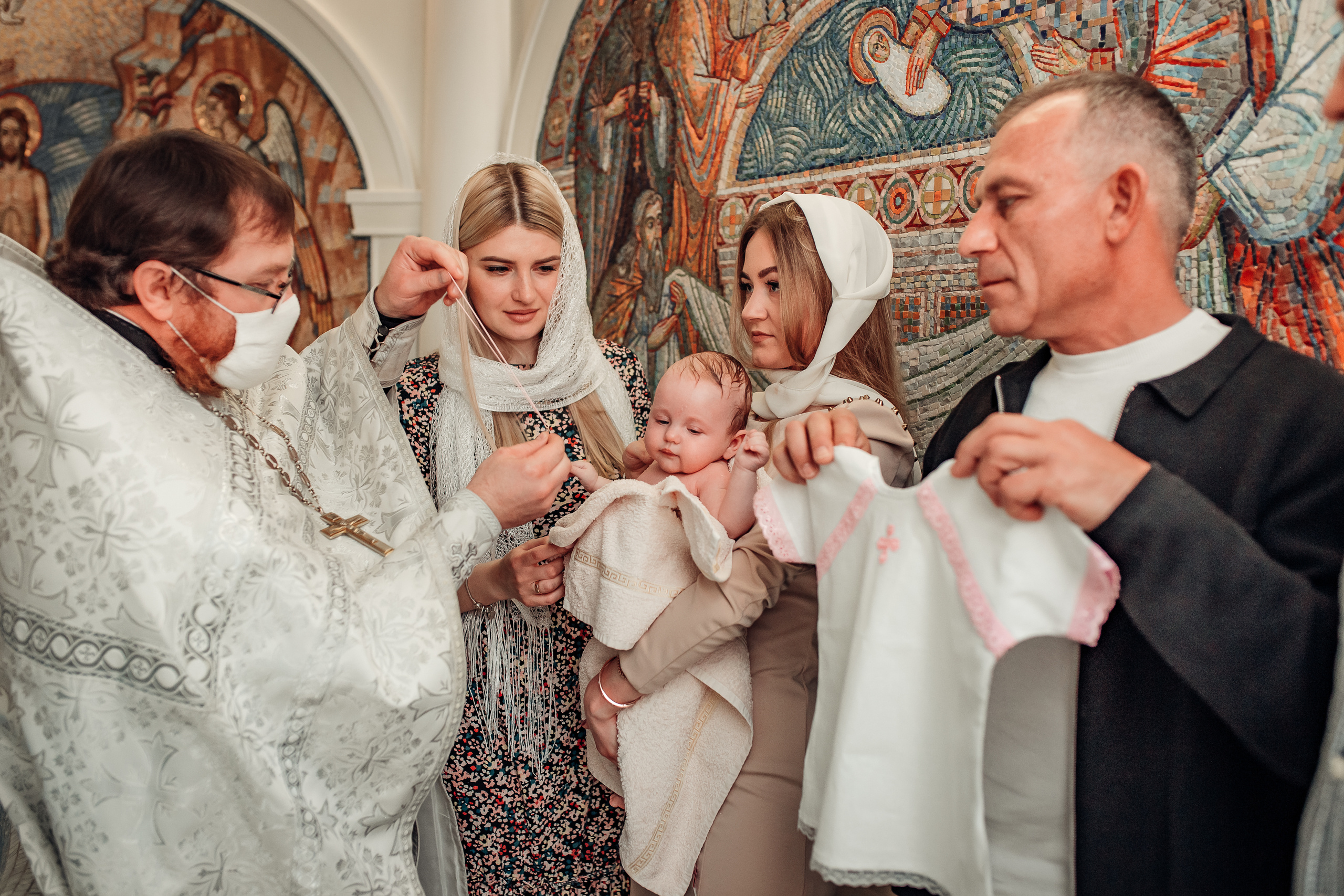 Крещение Марии, храм Святой Троицы, Минск