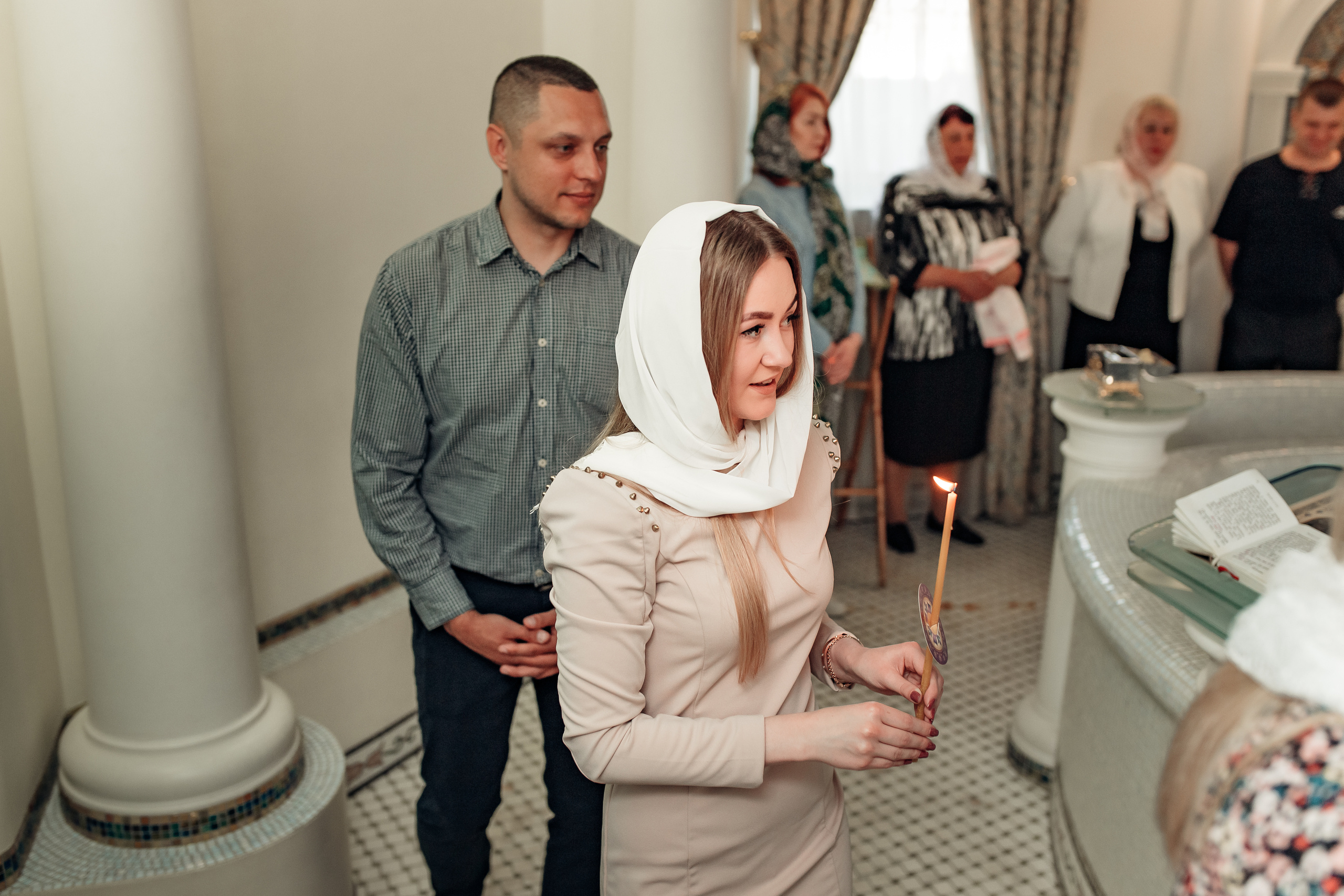 Крещение Марии, храм Святой Троицы, Минск