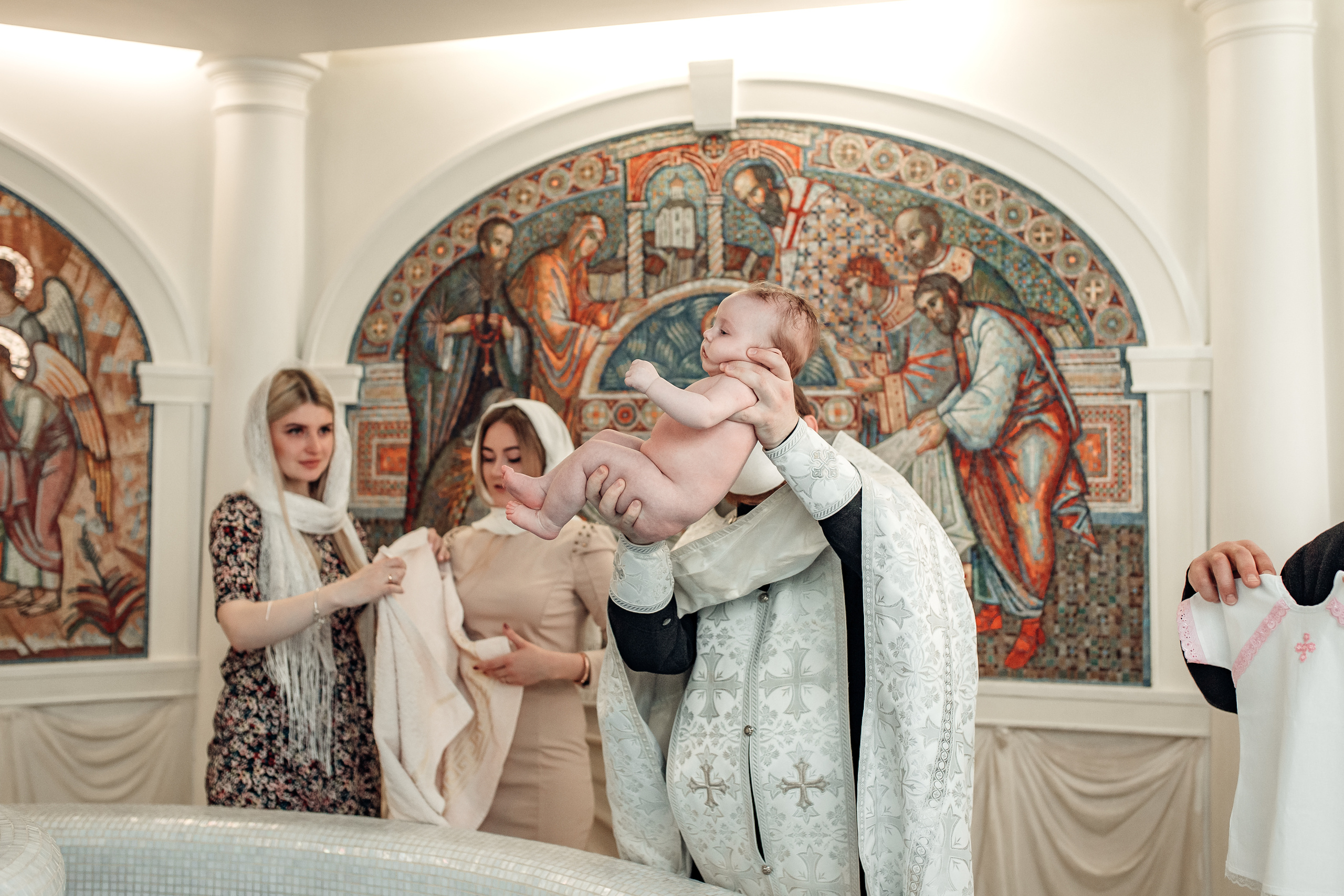 Крещение Марии, храм Святой Троицы, Минск