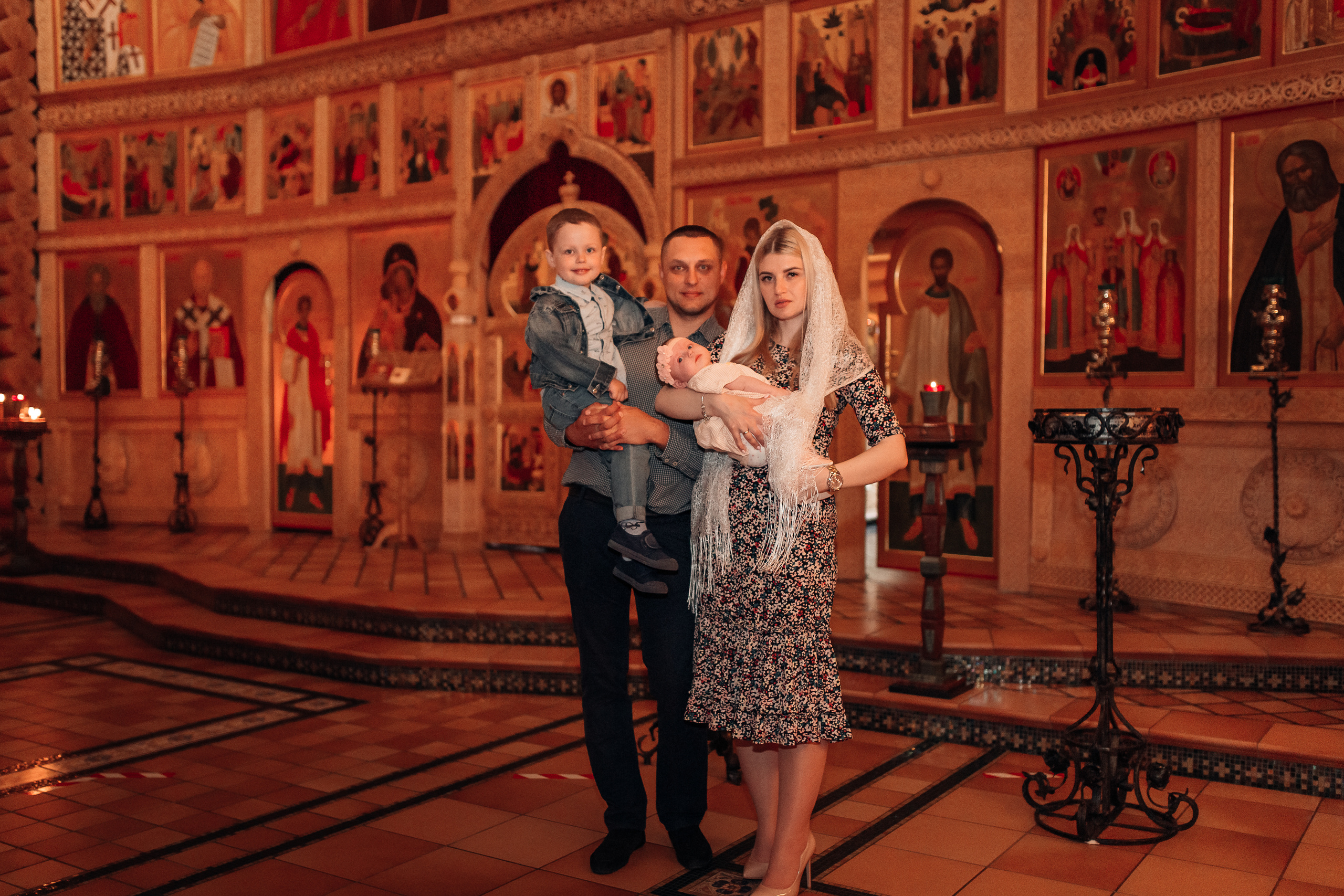 Крещение Марии, храм Святой Троицы, Минск