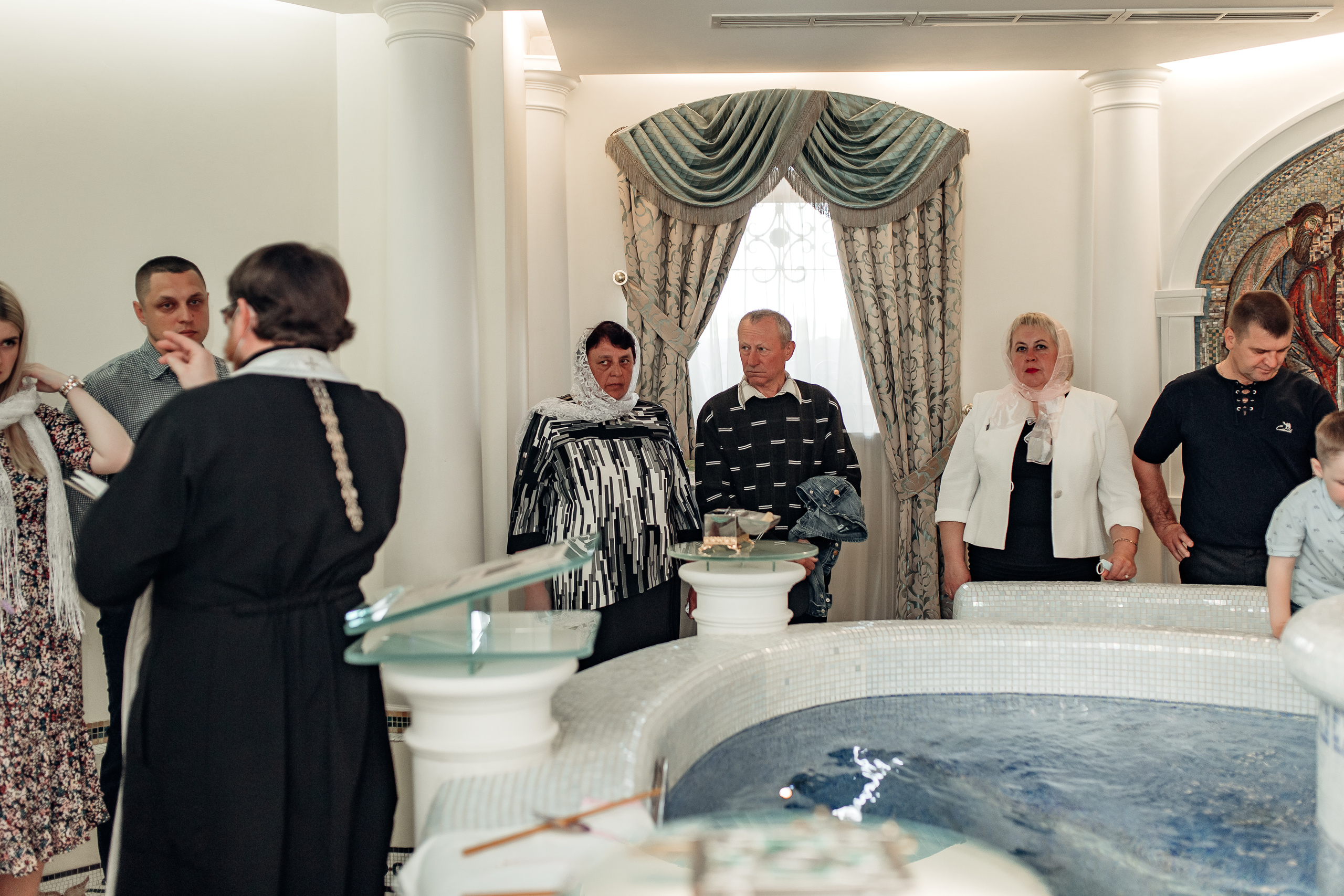 Крещение Марии, храм Святой Троицы, Минск