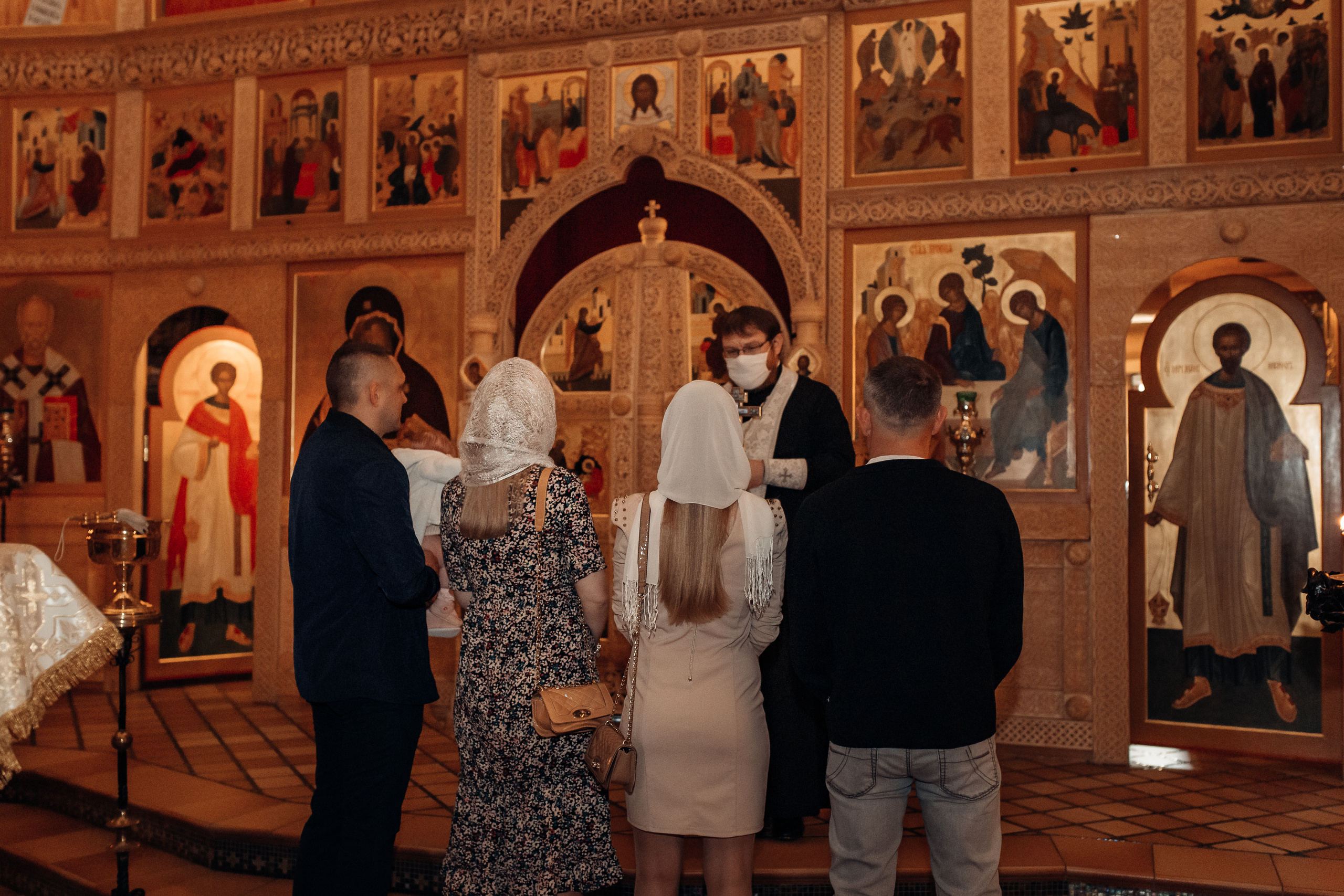 Крещение Марии, храм Святой Троицы, Минск