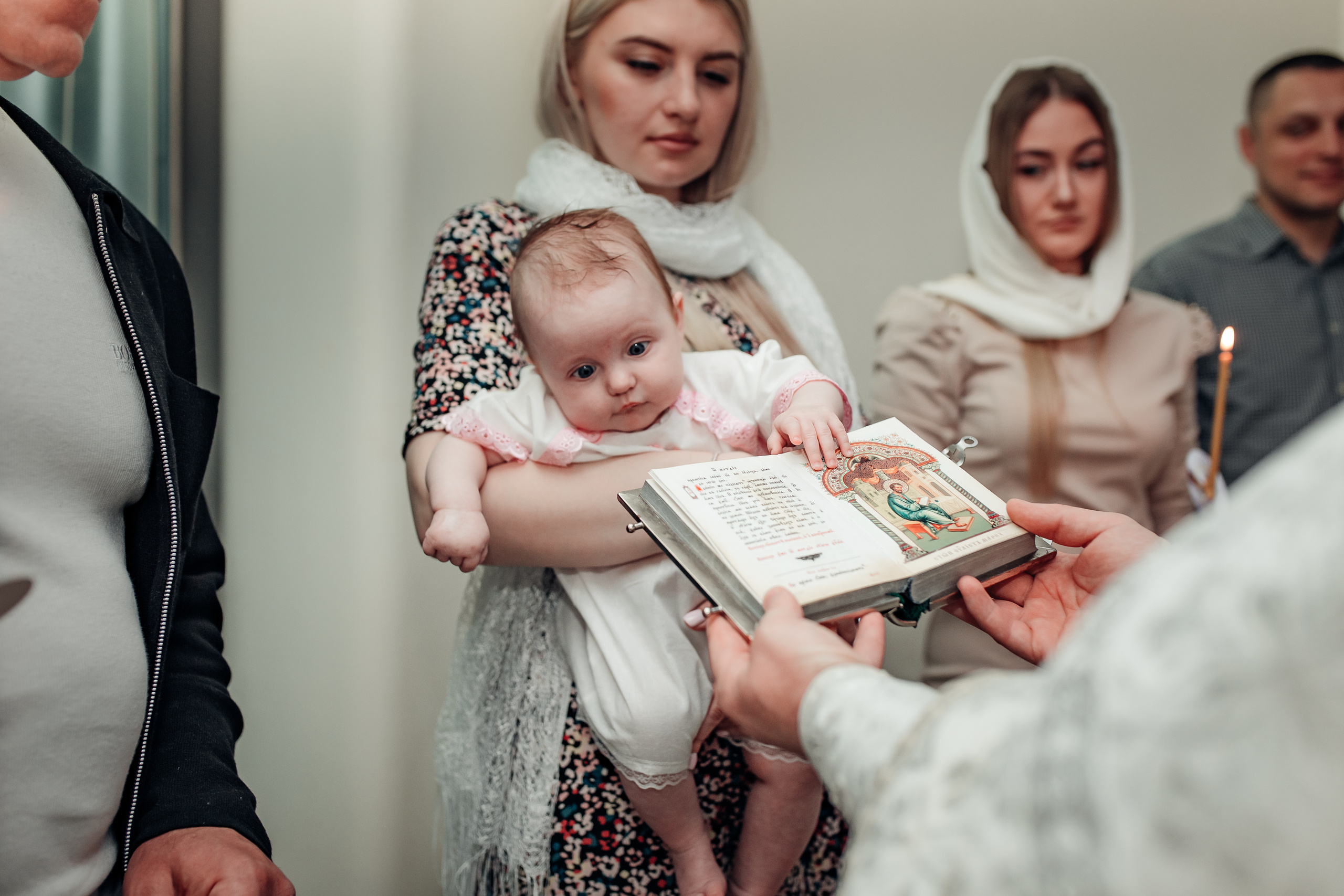 Крещение Марии, храм Святой Троицы, Минск