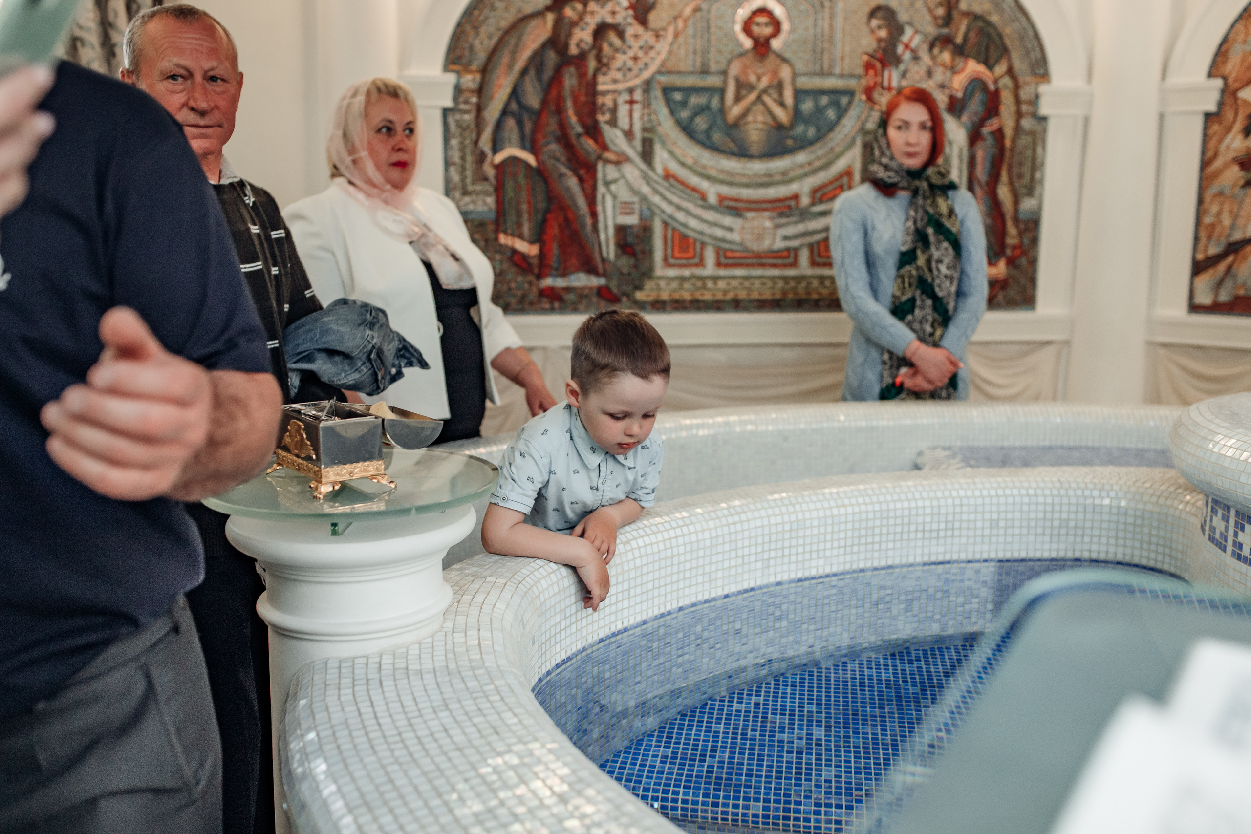 Крещение Марии, храм Святой Троицы, Минск