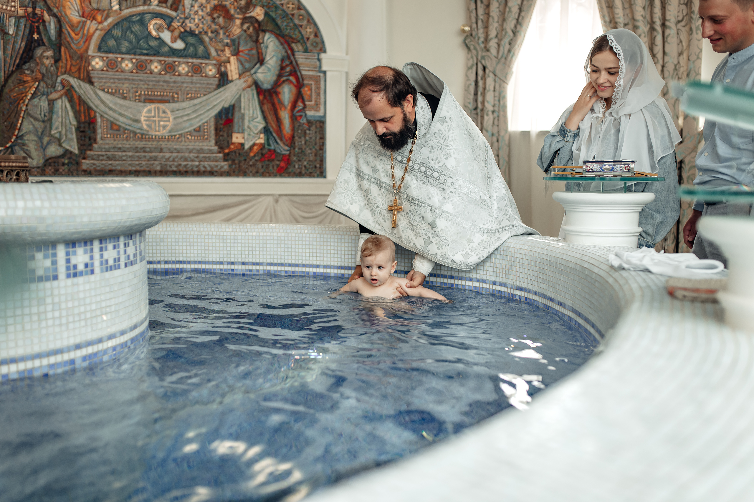 Крещение Родиона, храм Святой Живоначальной Троицы, Минск