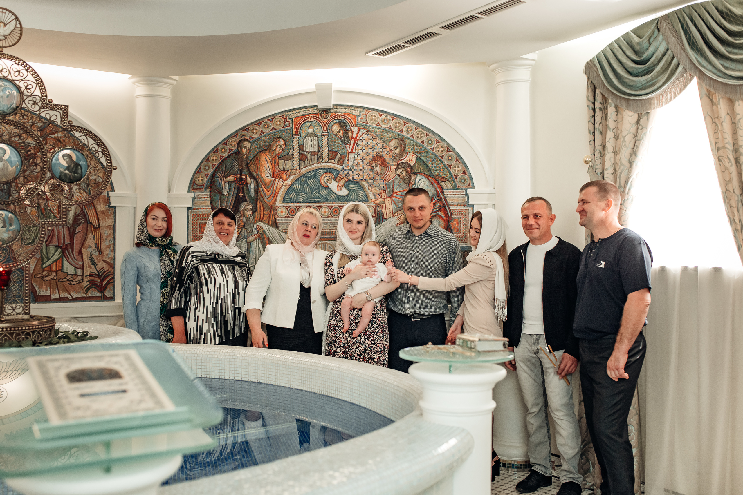 Крещение Марии, храм Святой Троицы, Минск