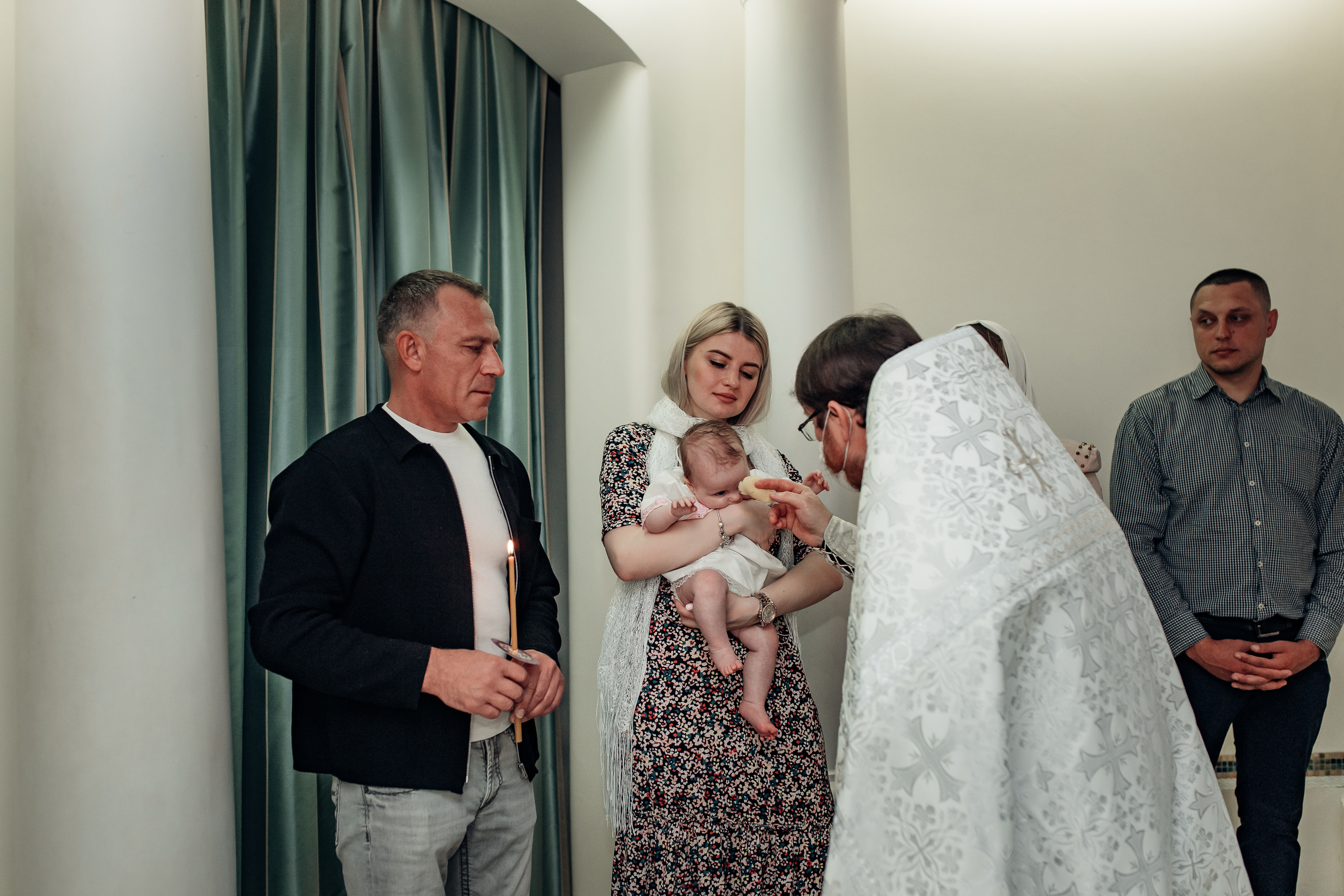 Крещение Марии, храм Святой Троицы, Минск