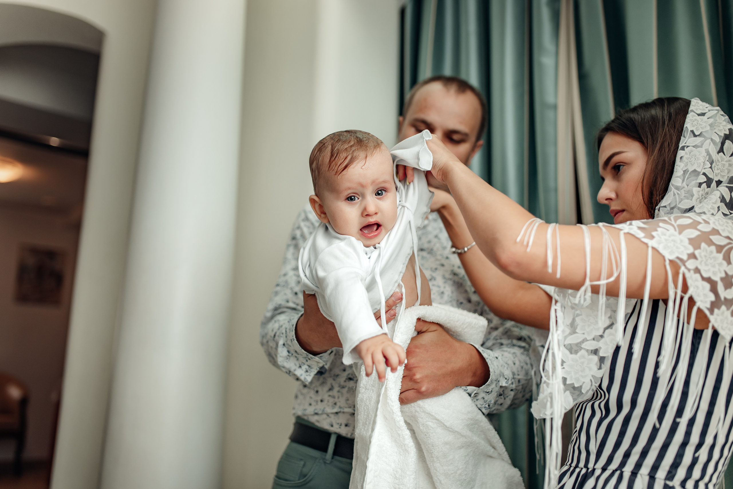 Крещение Родиона, храм Святой Живоначальной Троицы, Минск