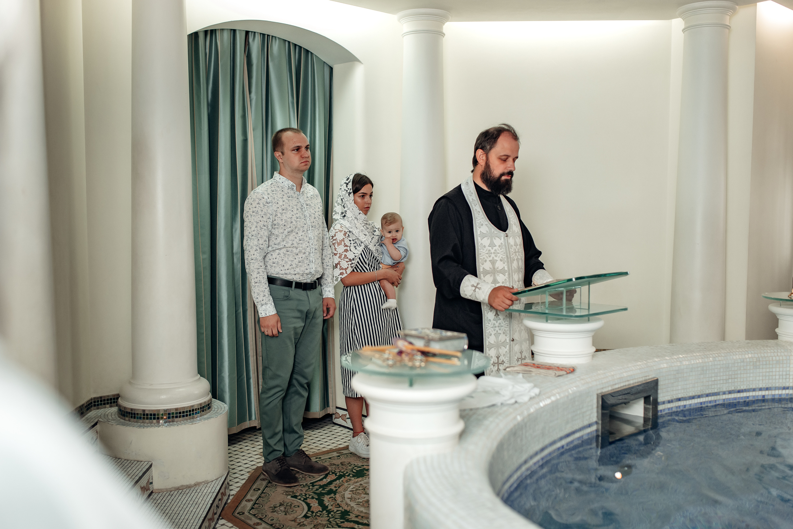 Крещение Родиона, храм Святой Живоначальной Троицы, Минск