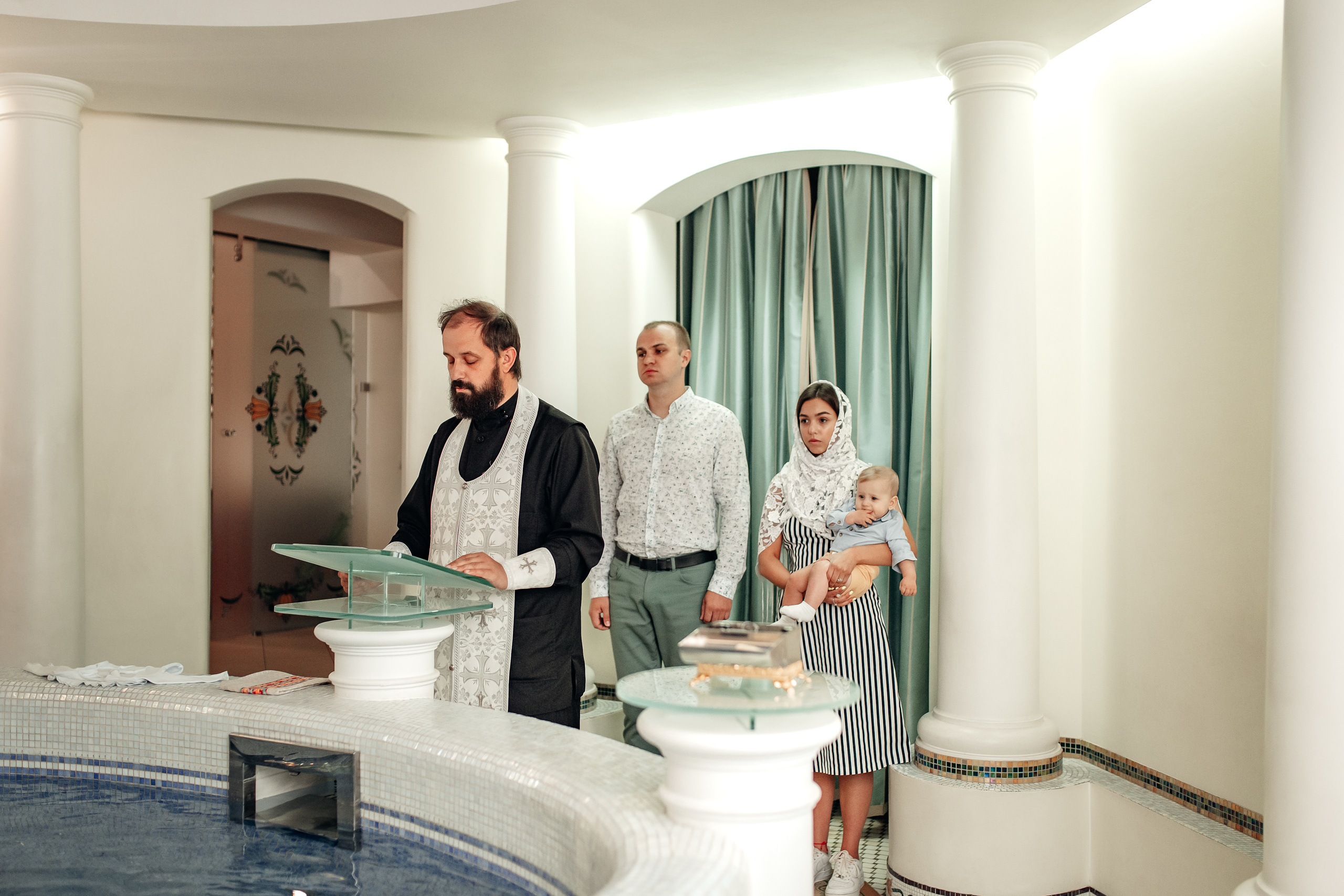 Крещение Родиона, храм Святой Живоначальной Троицы, Минск