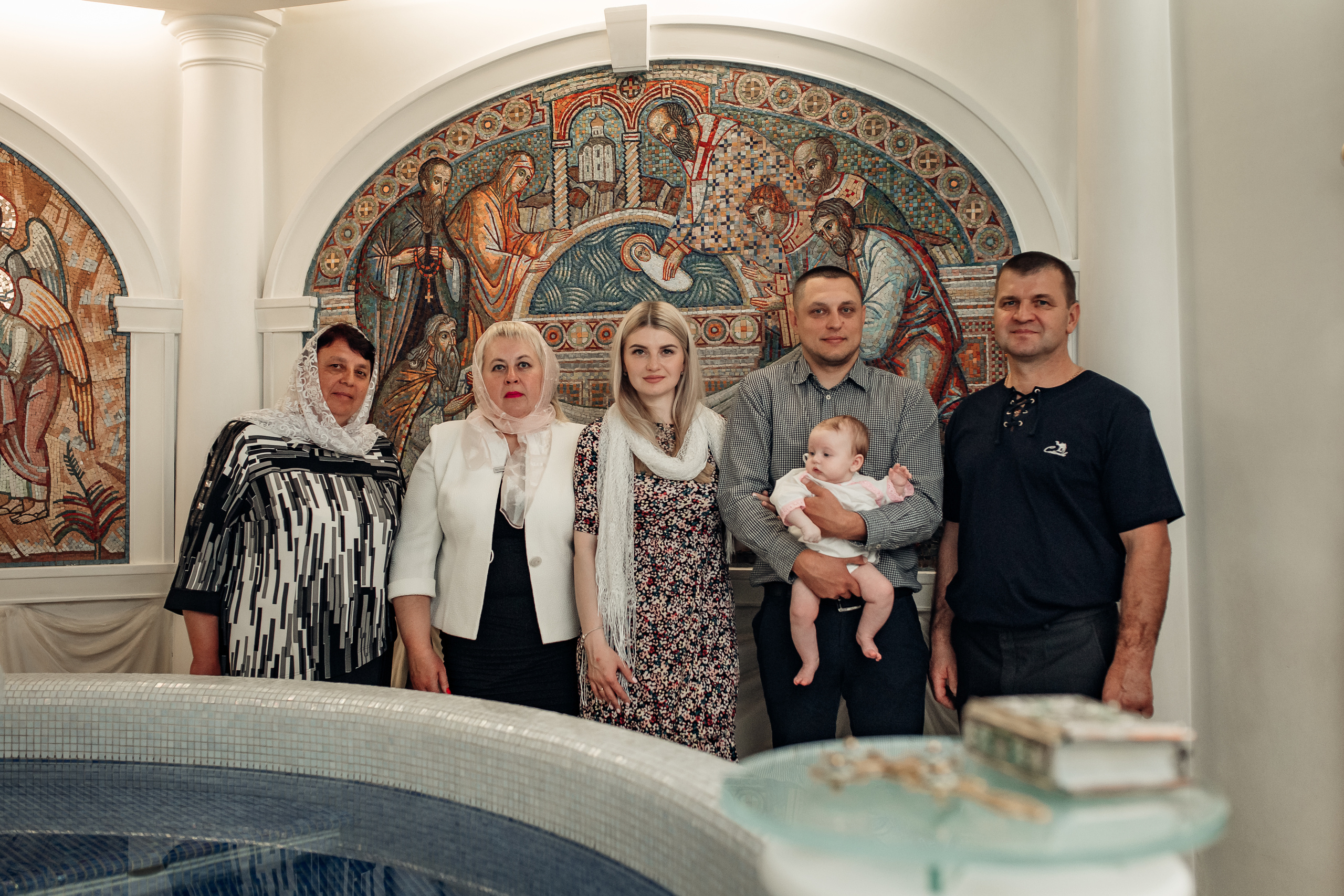 Крещение Марии, храм Святой Троицы, Минск