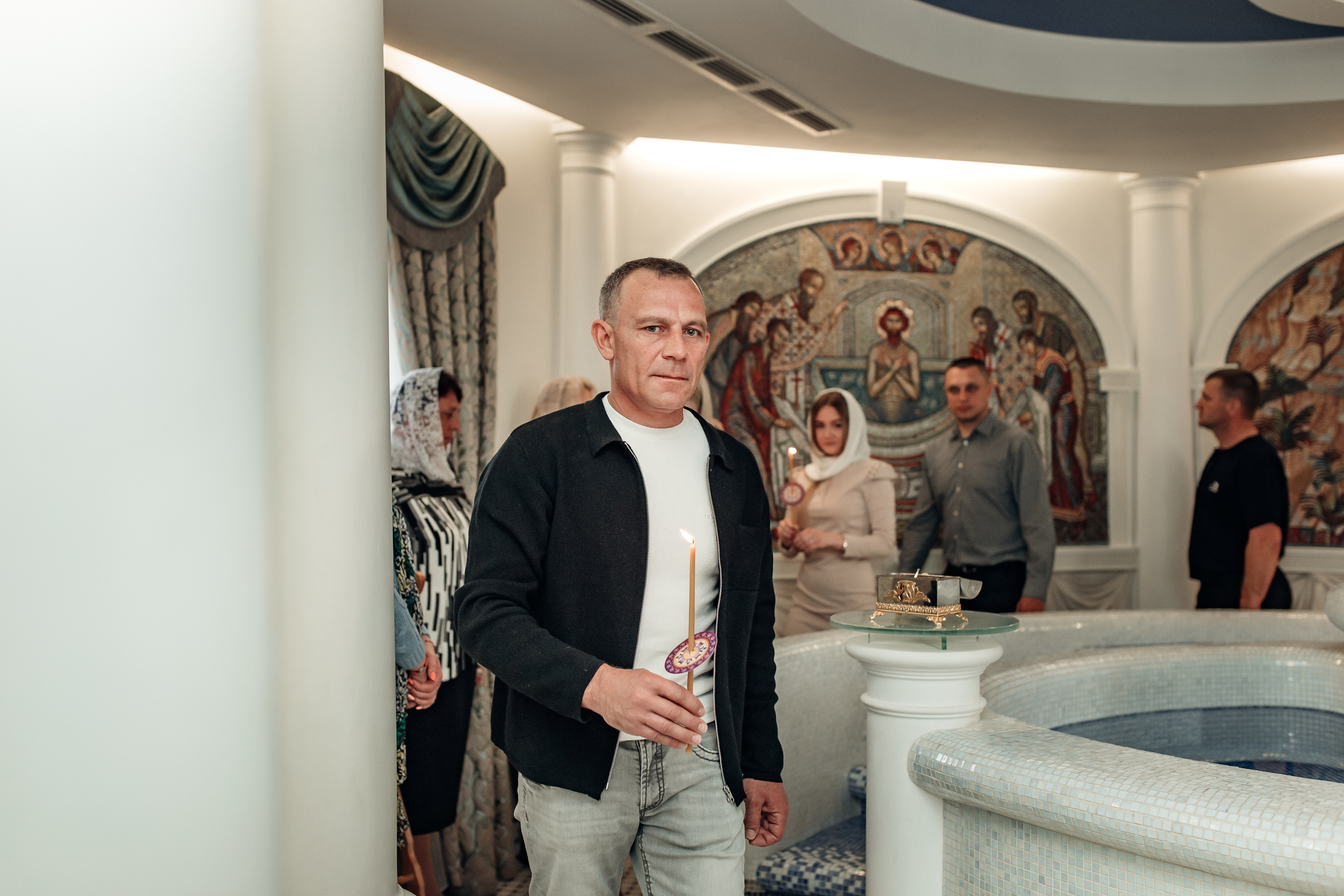 Крещение Марии, храм Святой Троицы, Минск