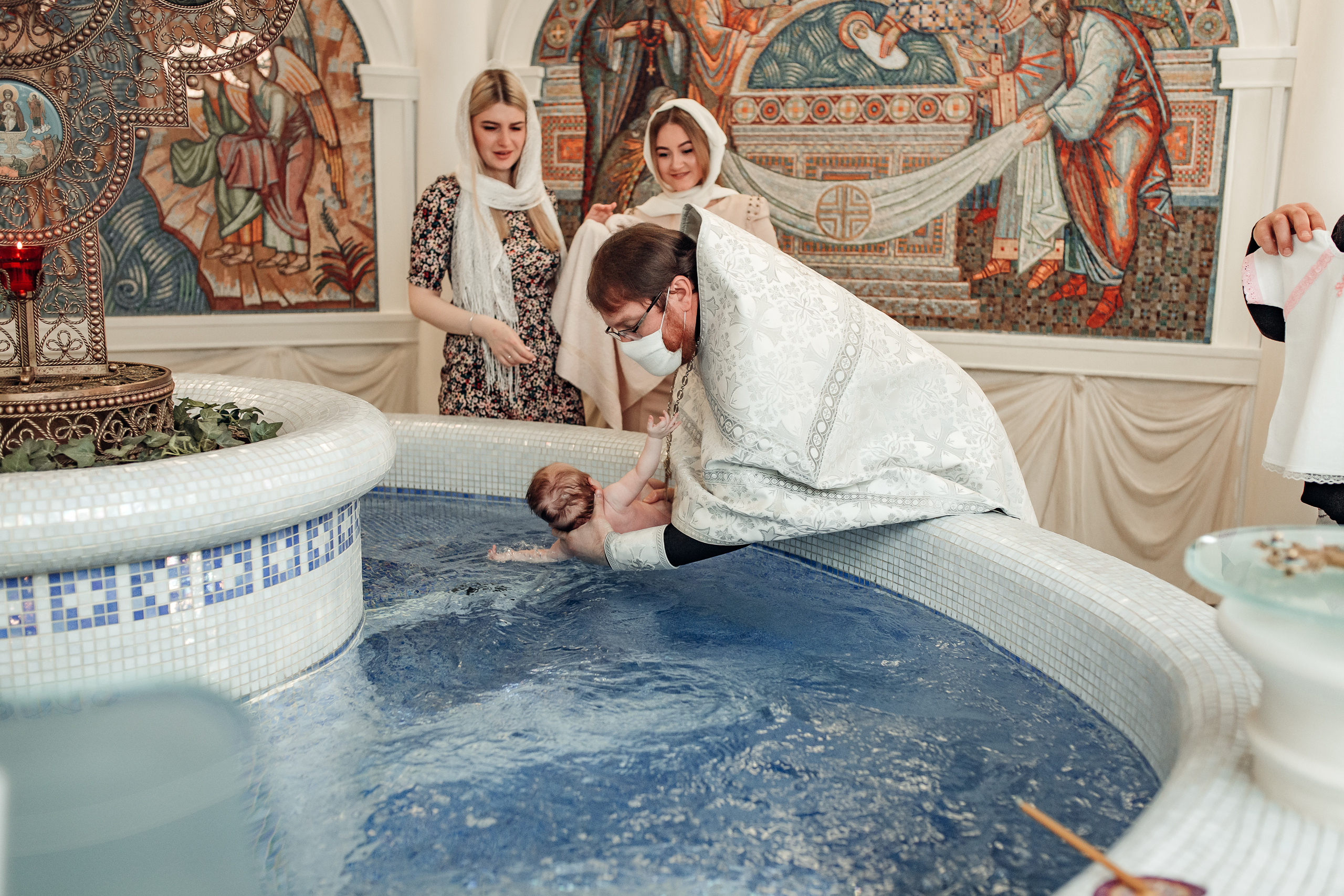 Крещение Марии, храм Святой Троицы, Минск