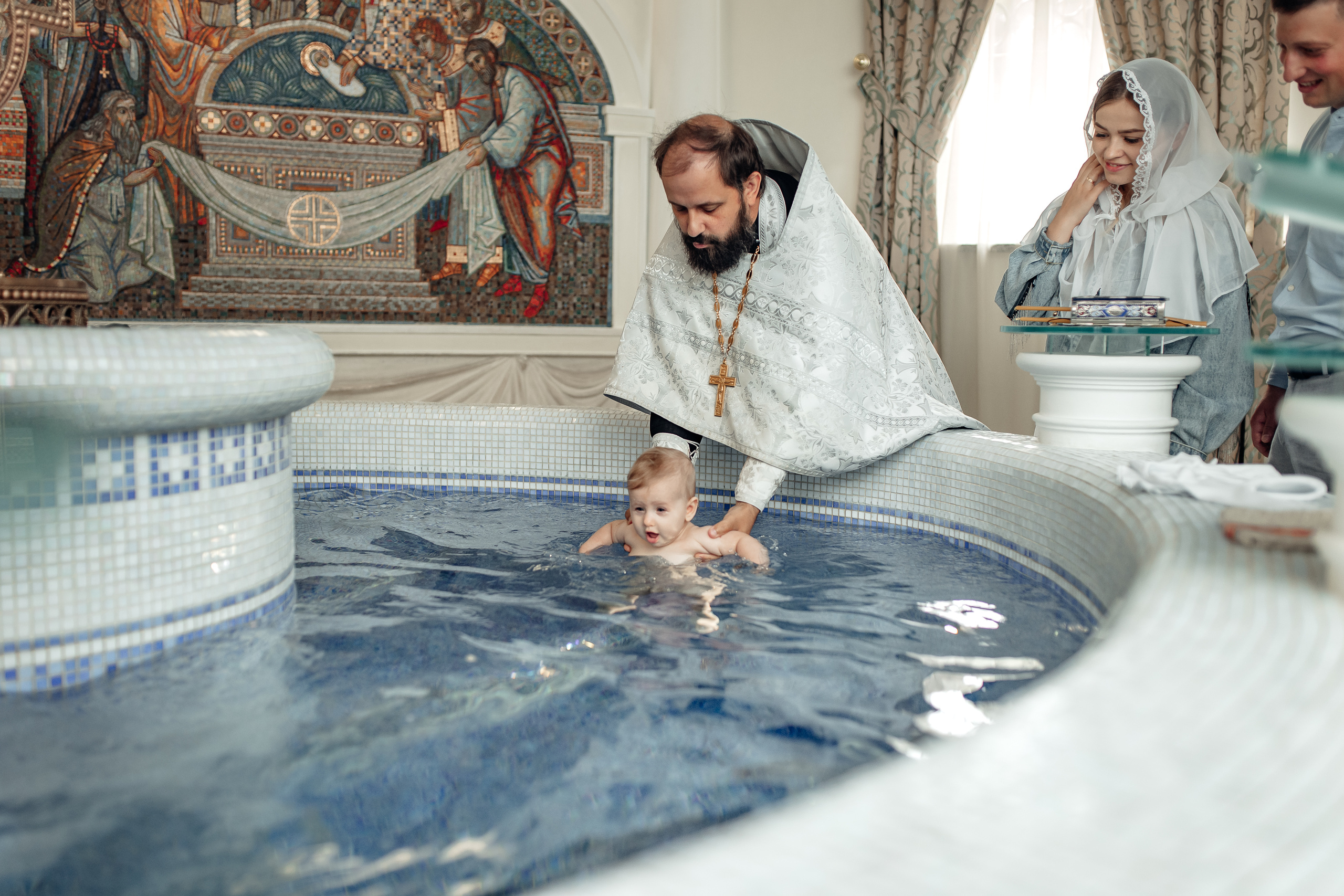 Крещение Родиона, храм Святой Живоначальной Троицы, Минск