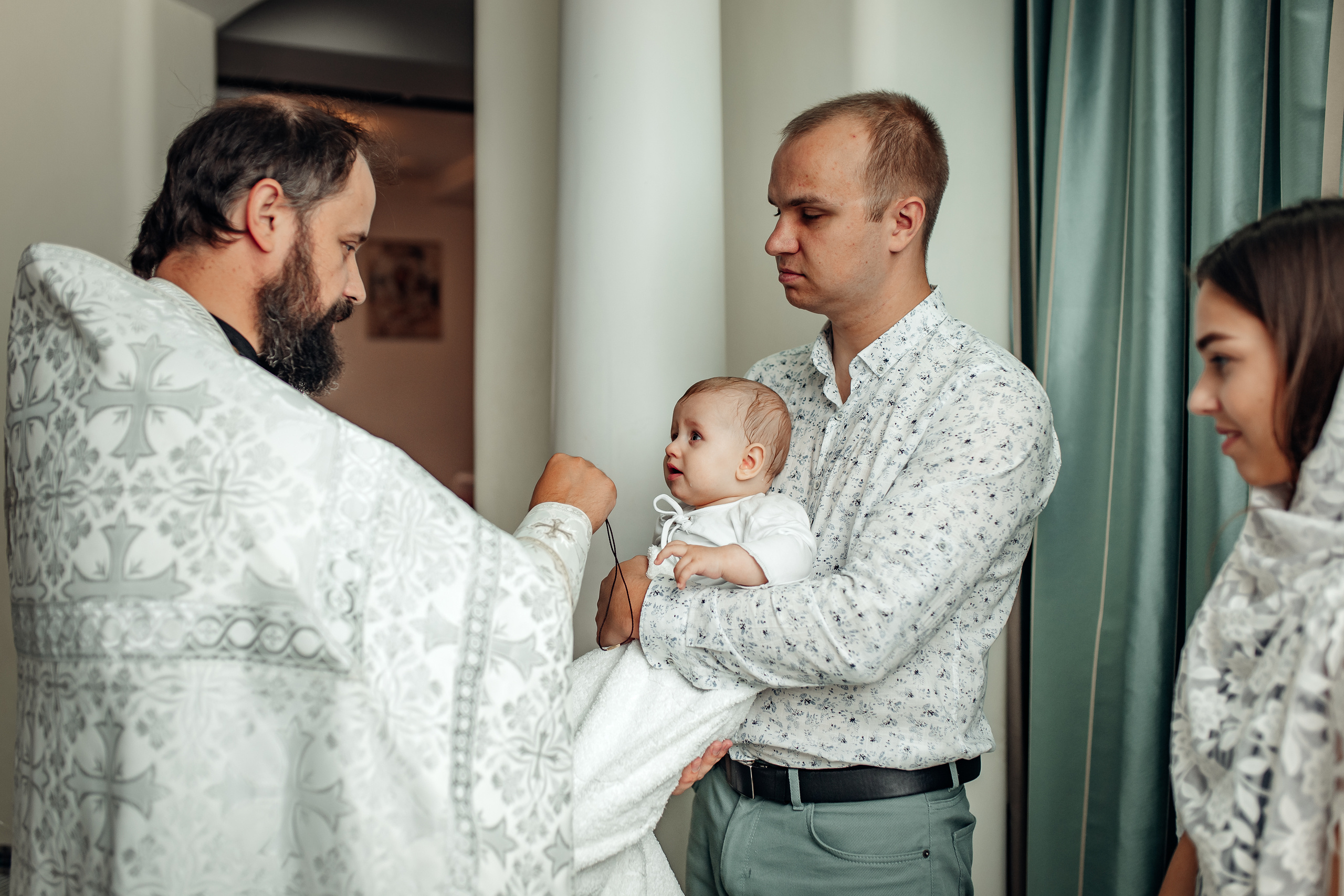 Крещение Родиона, храм Святой Живоначальной Троицы, Минск