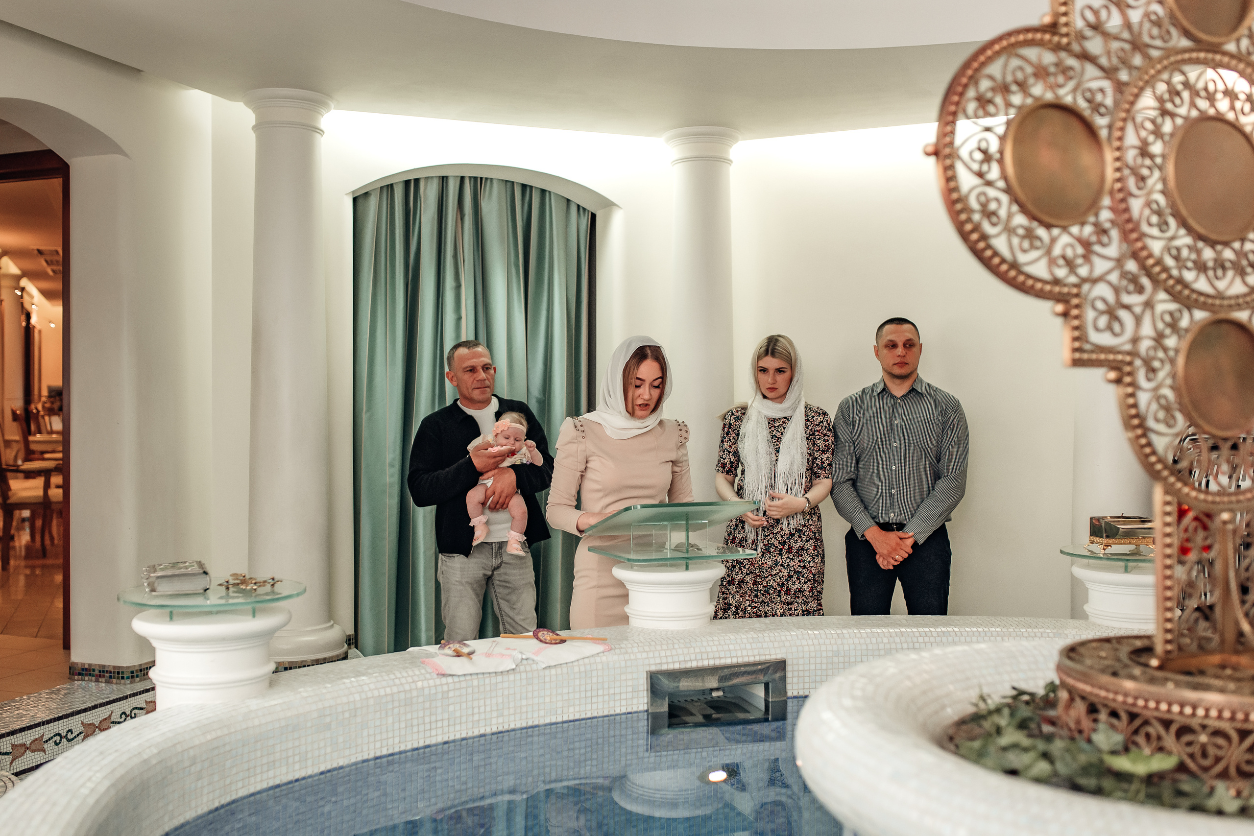 Крещение Марии, храм Святой Троицы, Минск