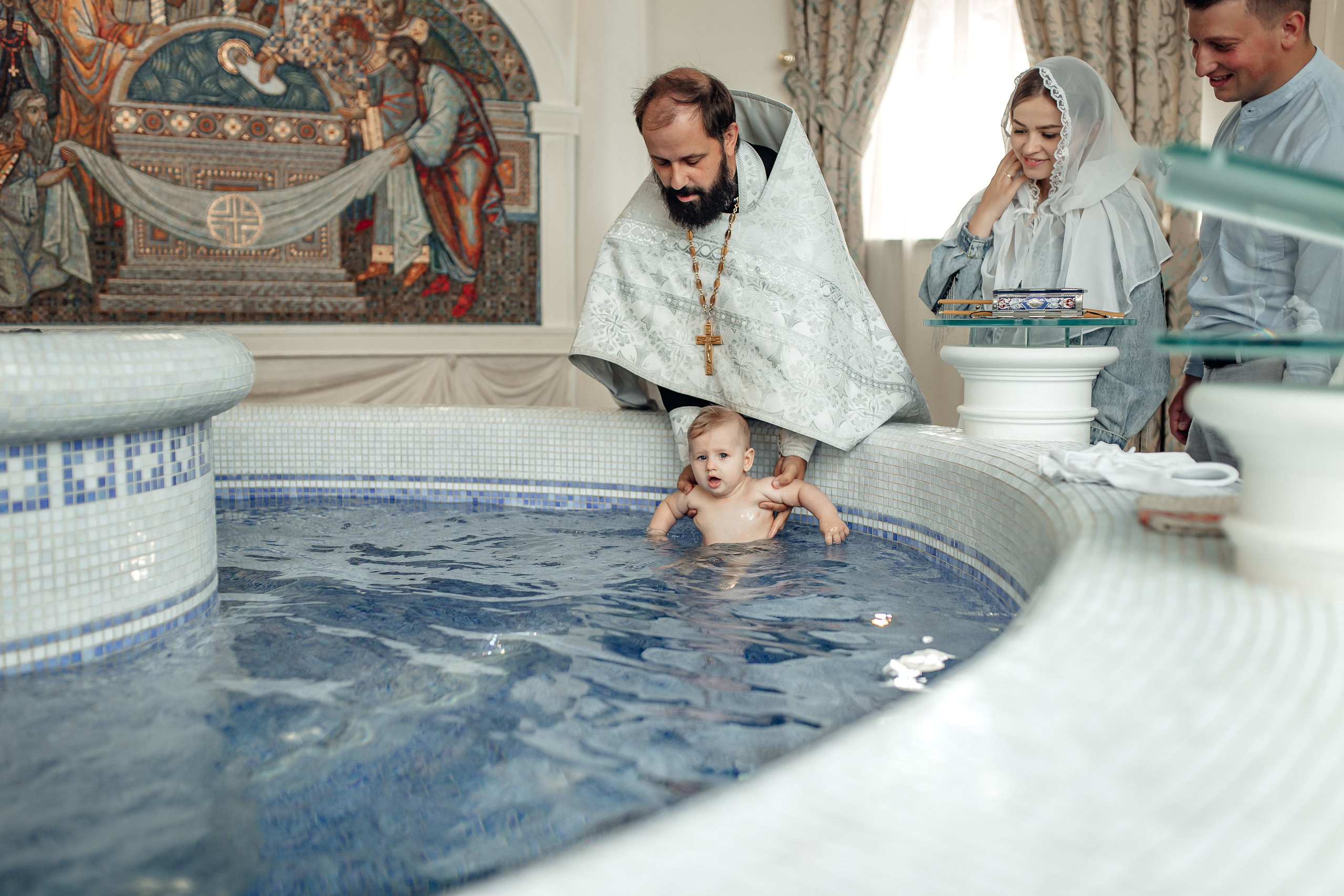 Крещение Родиона, храм Святой Живоначальной Троицы, Минск