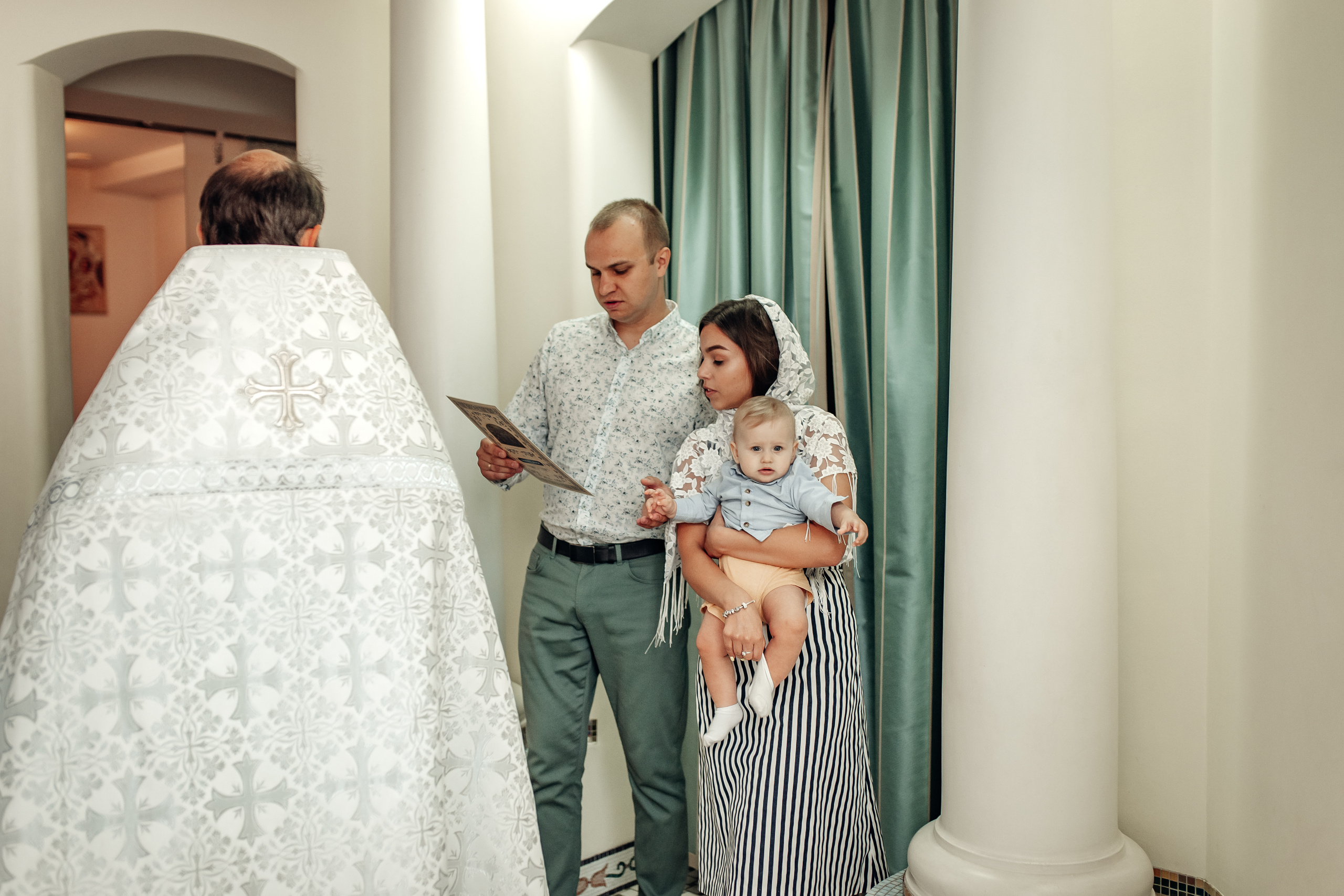 Крещение Родиона, храм Святой Живоначальной Троицы, Минск