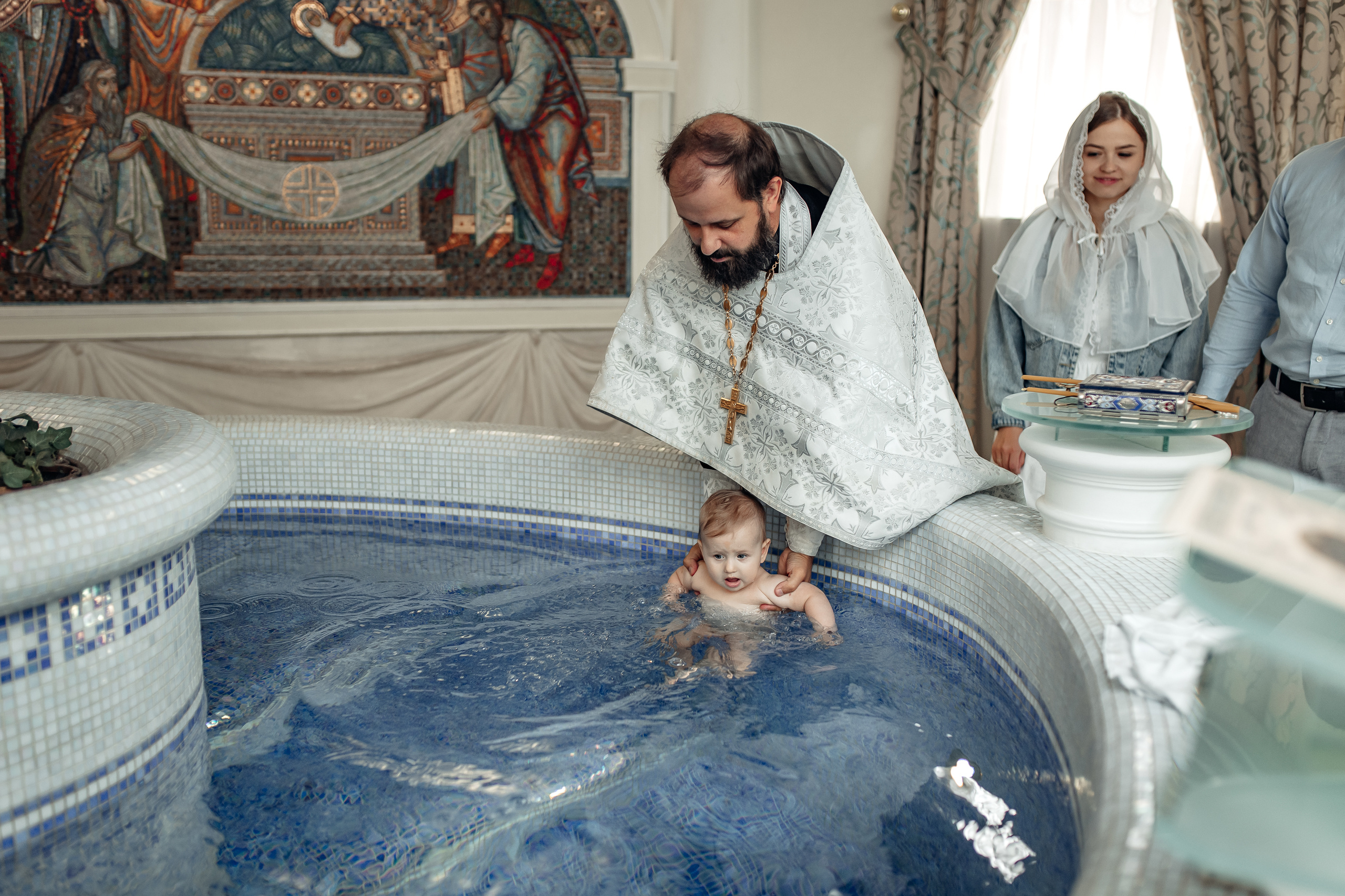 Крещение Родиона, храм Святой Живоначальной Троицы, Минск