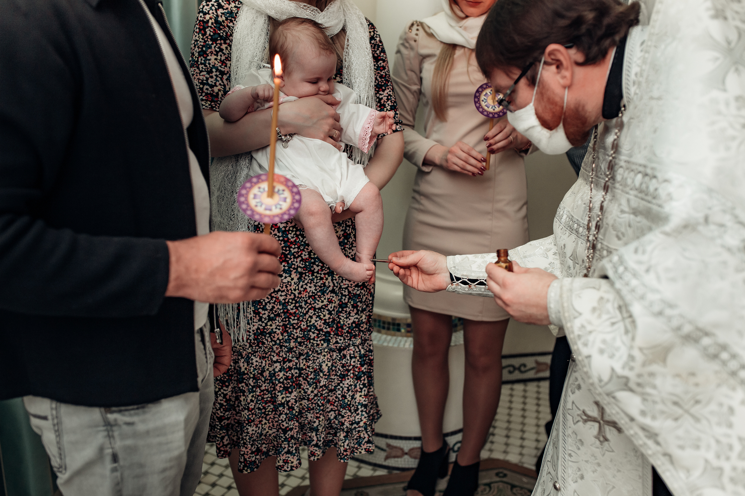 Крещение Марии, храм Святой Троицы, Минск