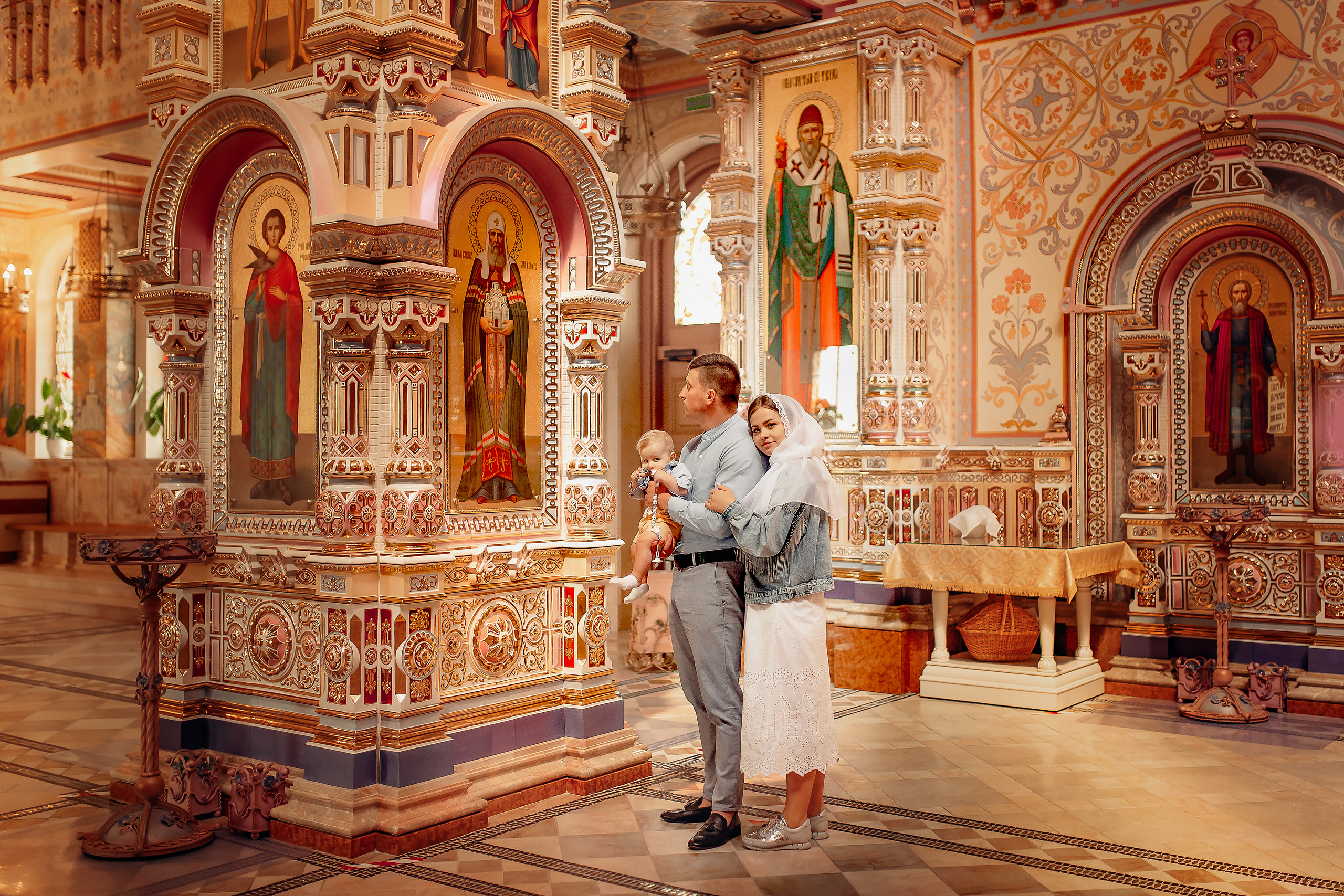 Крещение Родиона, храм Святой Живоначальной Троицы, Минск