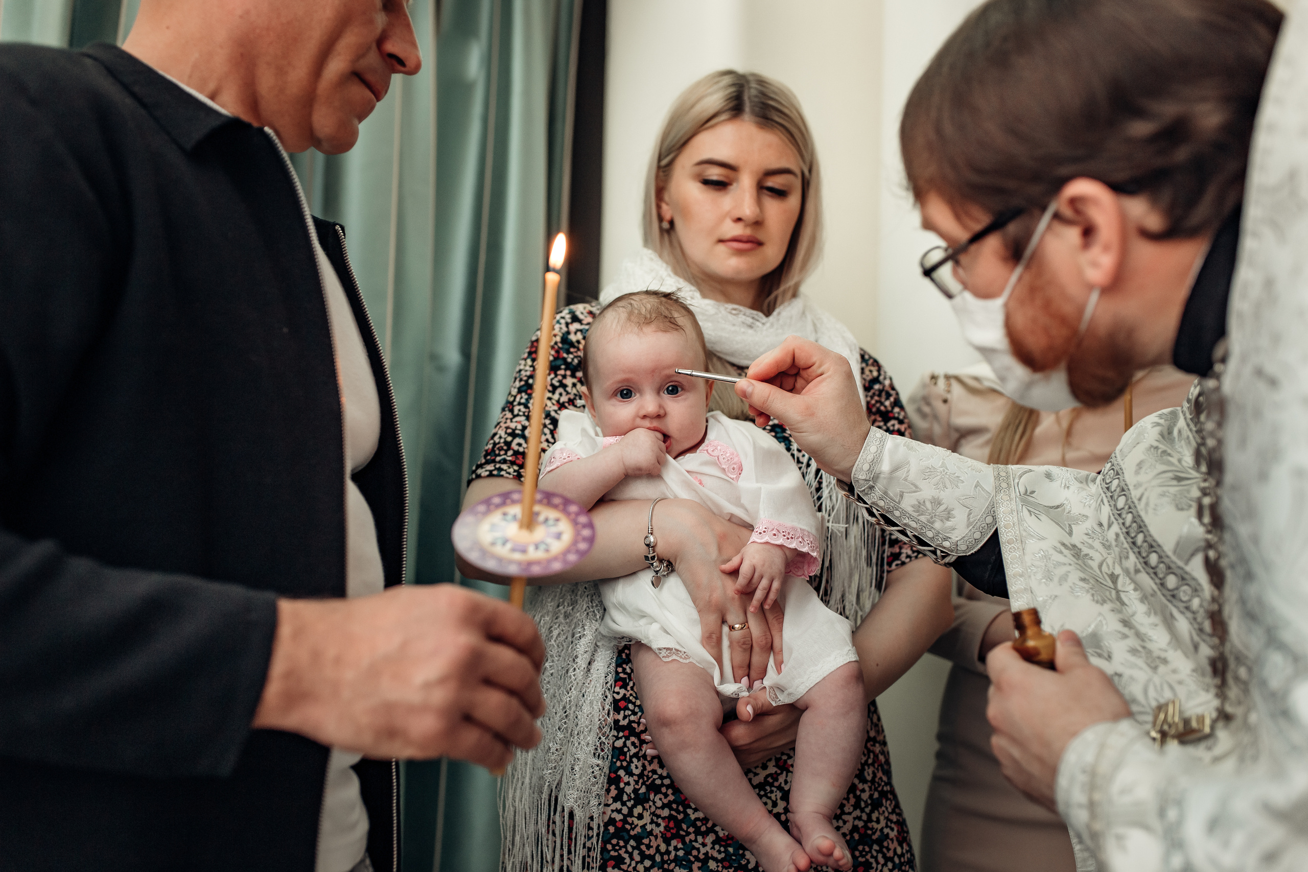 Крещение Марии, храм Святой Троицы, Минск