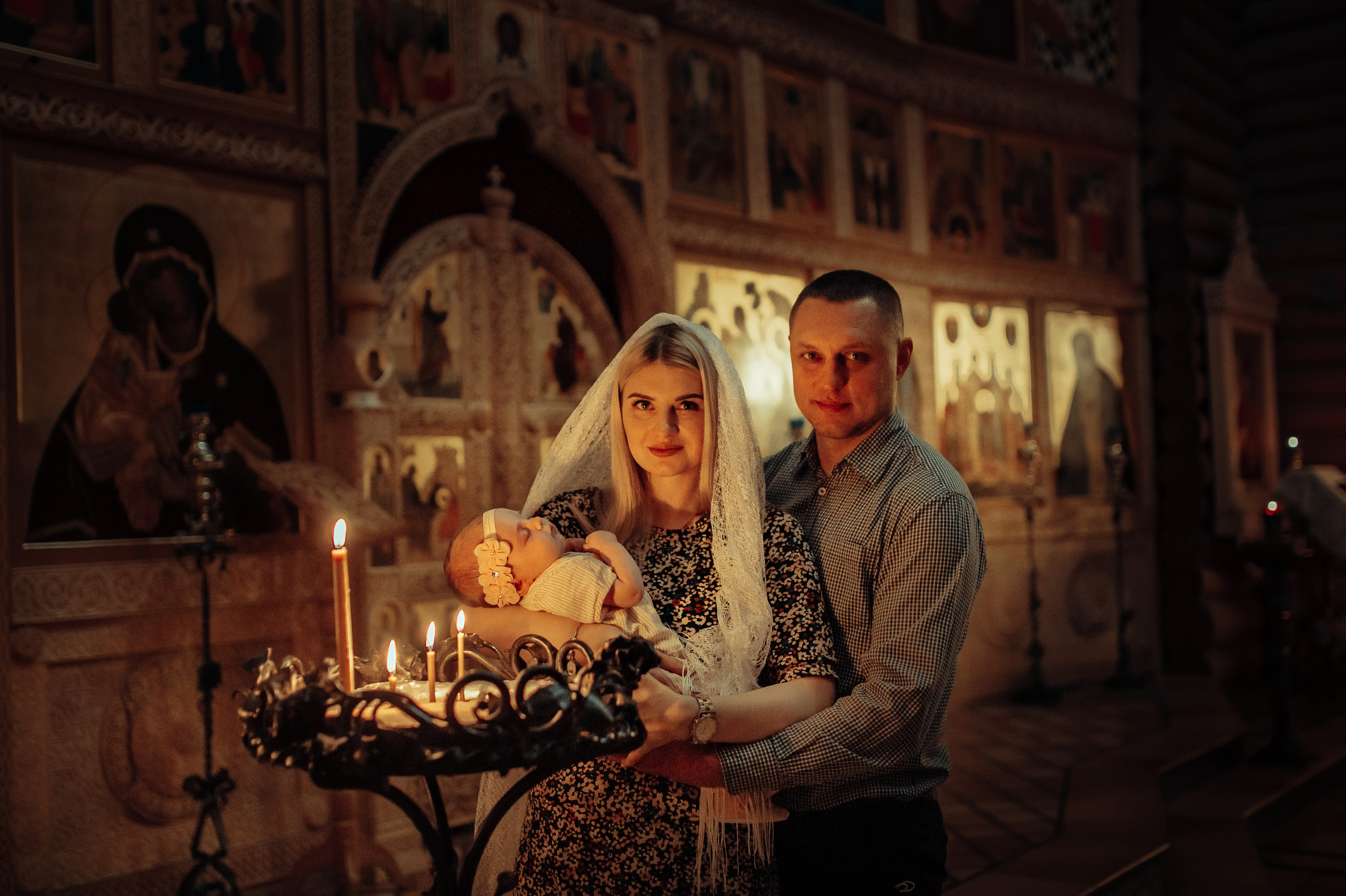 Крещение Марии, храм Святой Троицы, Минск