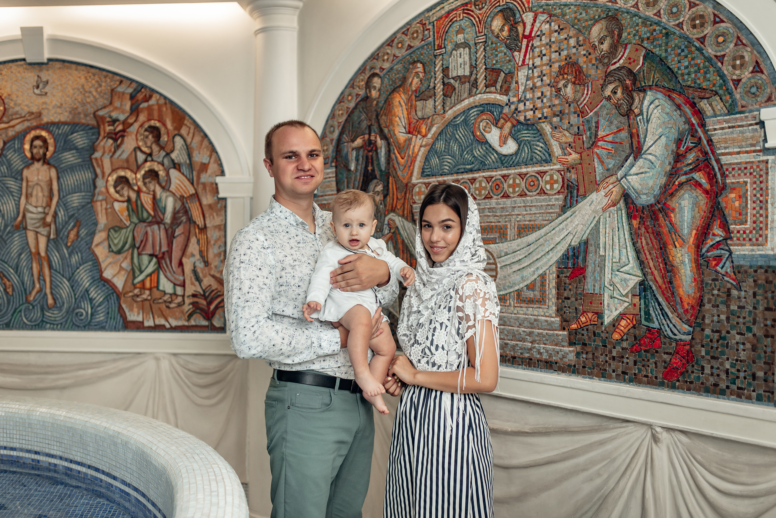 Крещение Родиона, храм Святой Живоначальной Троицы, Минск