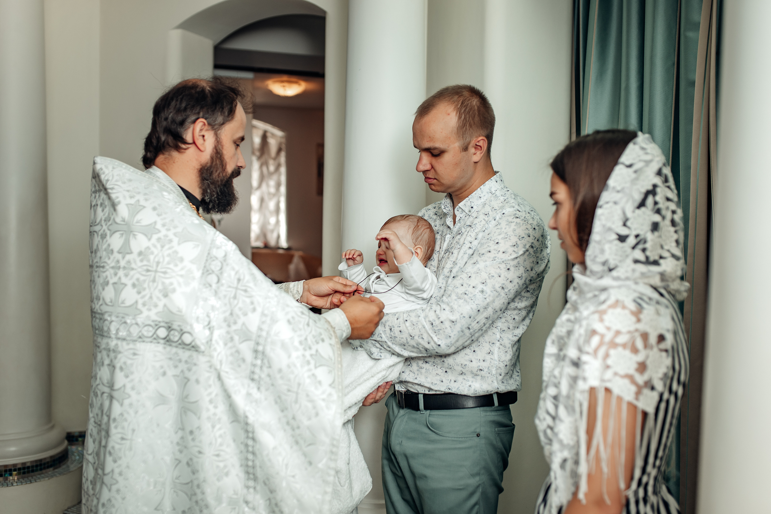 Крещение Родиона, храм Святой Живоначальной Троицы, Минск