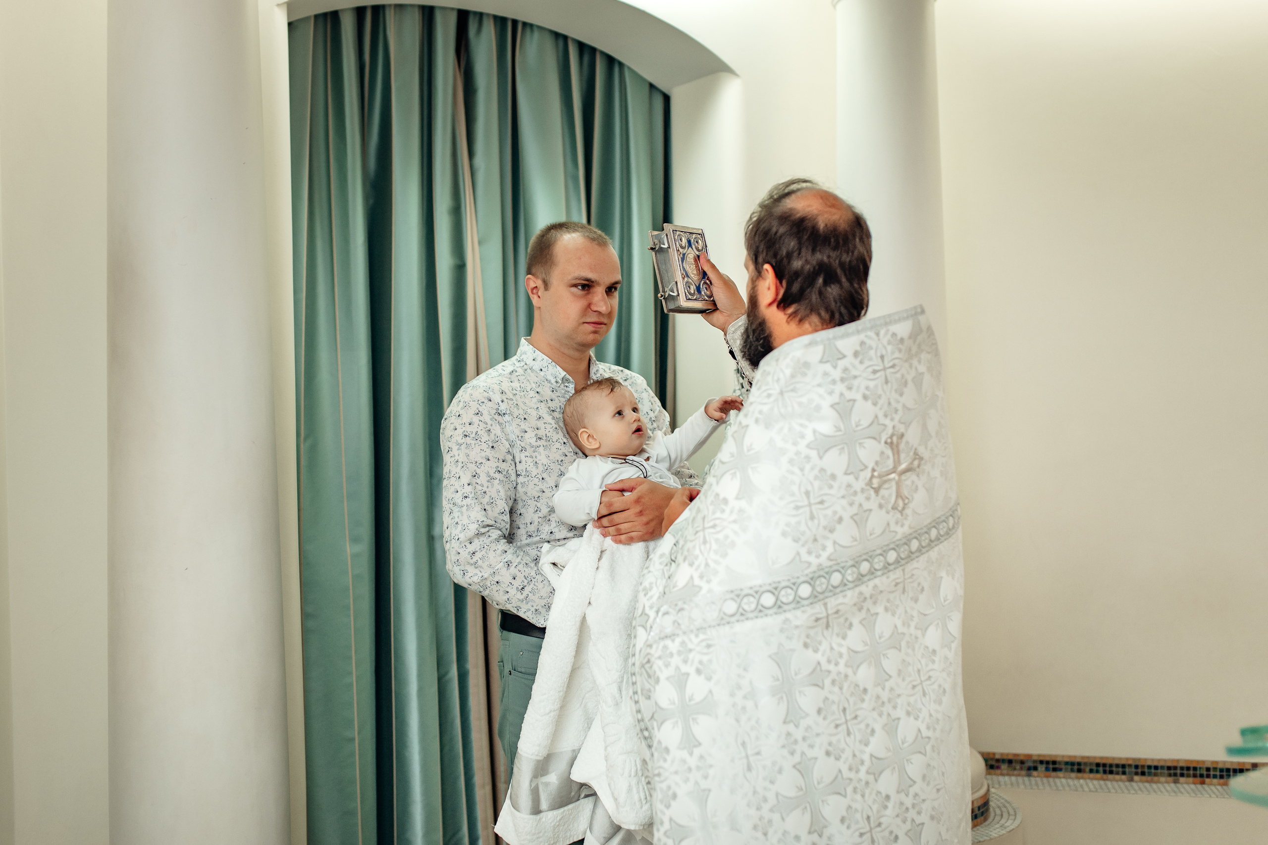 Крещение Родиона, храм Святой Живоначальной Троицы, Минск